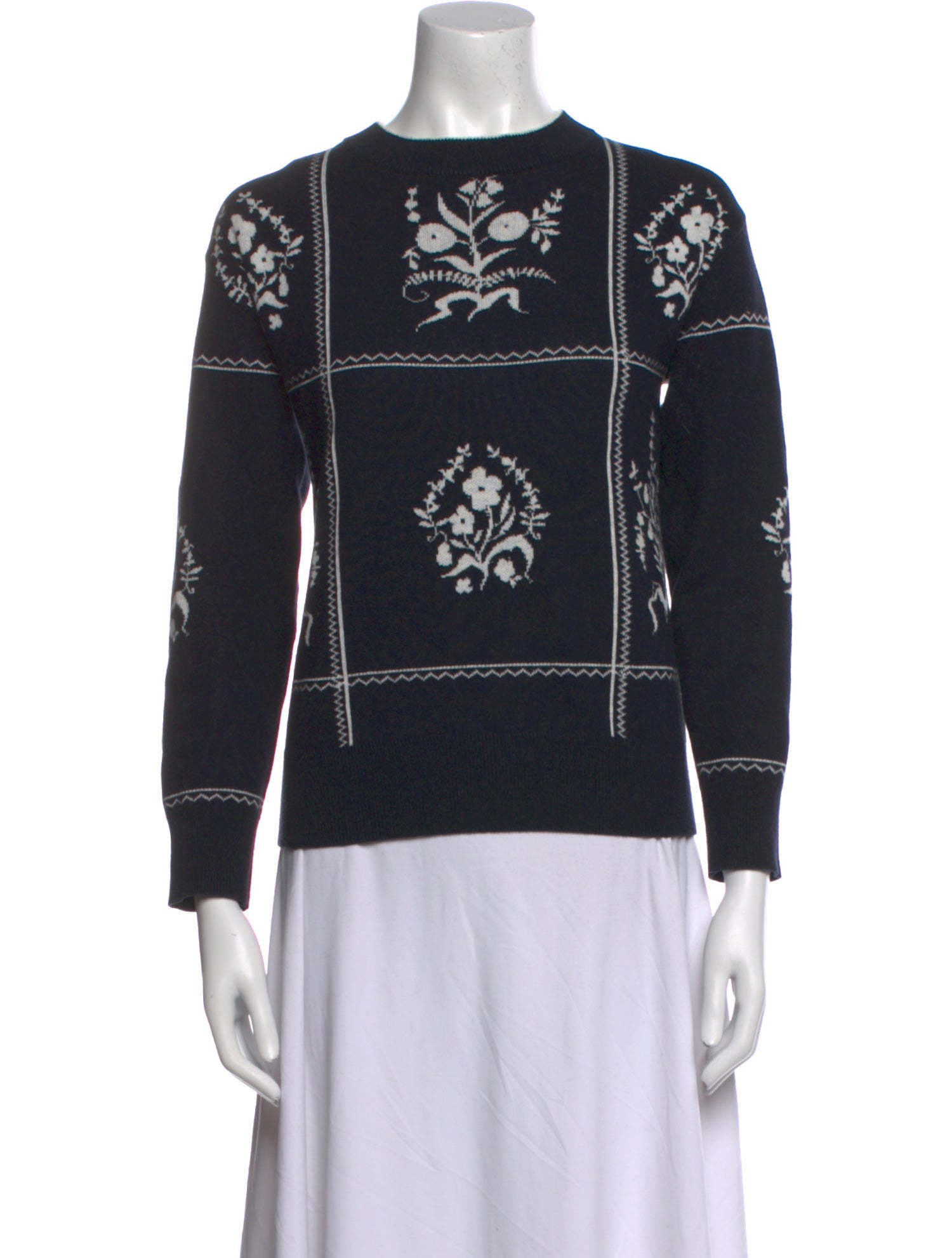 Meadows Printed Crew Neck Sweatshirt