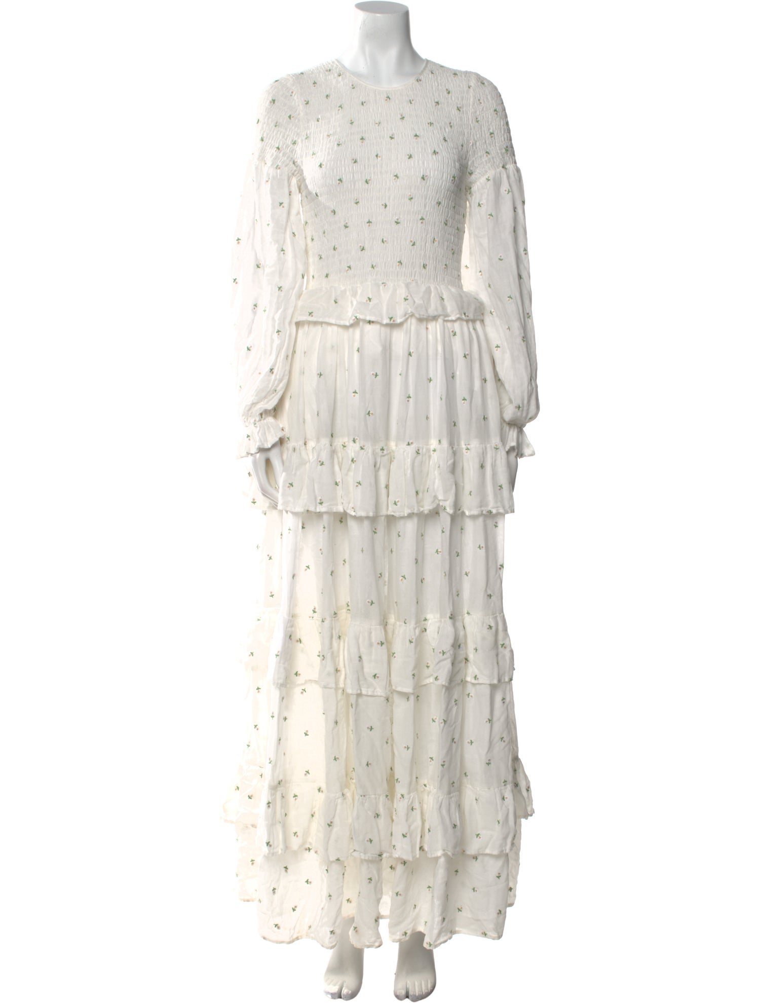 Meadows Printed Long Dress