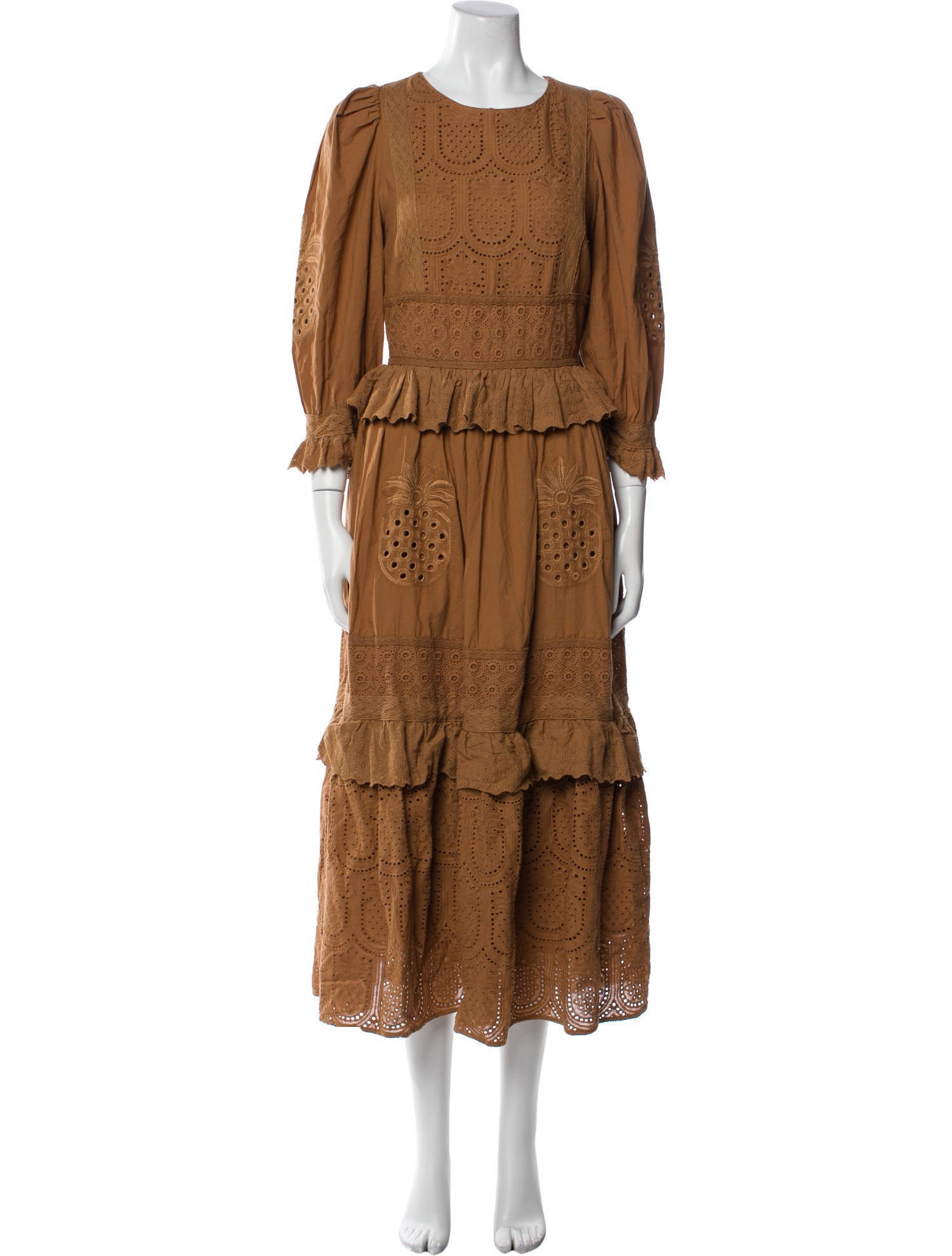 Meadows Crew Neck Midi Length Dress