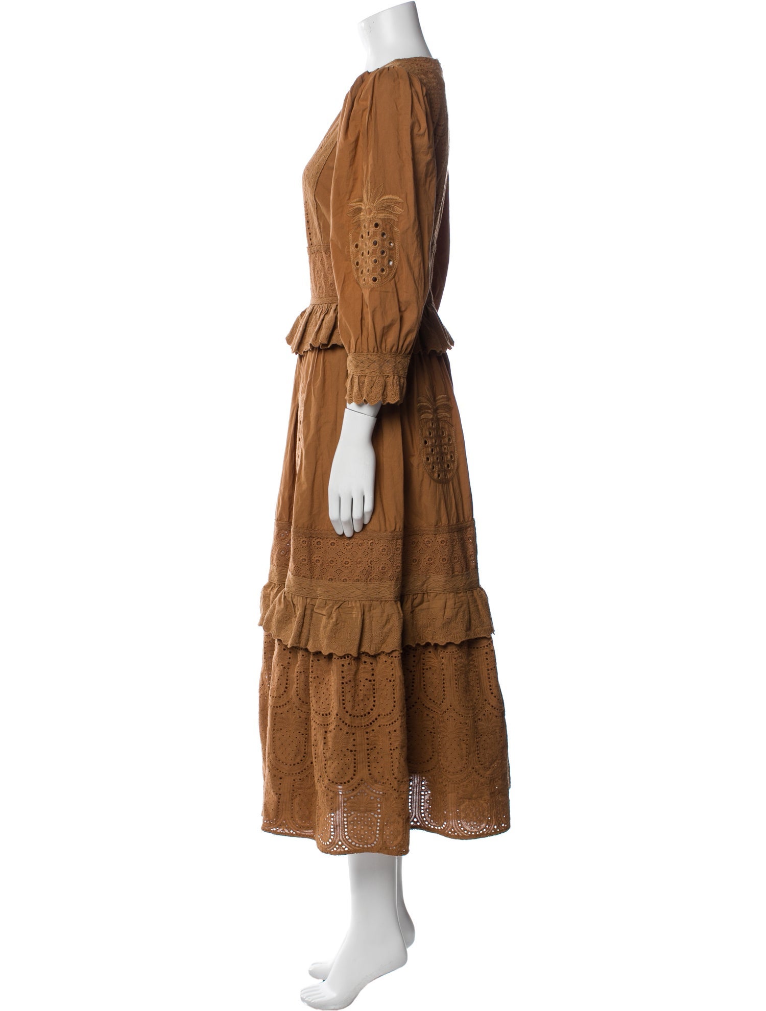 Meadows Crew Neck Midi Length Dress