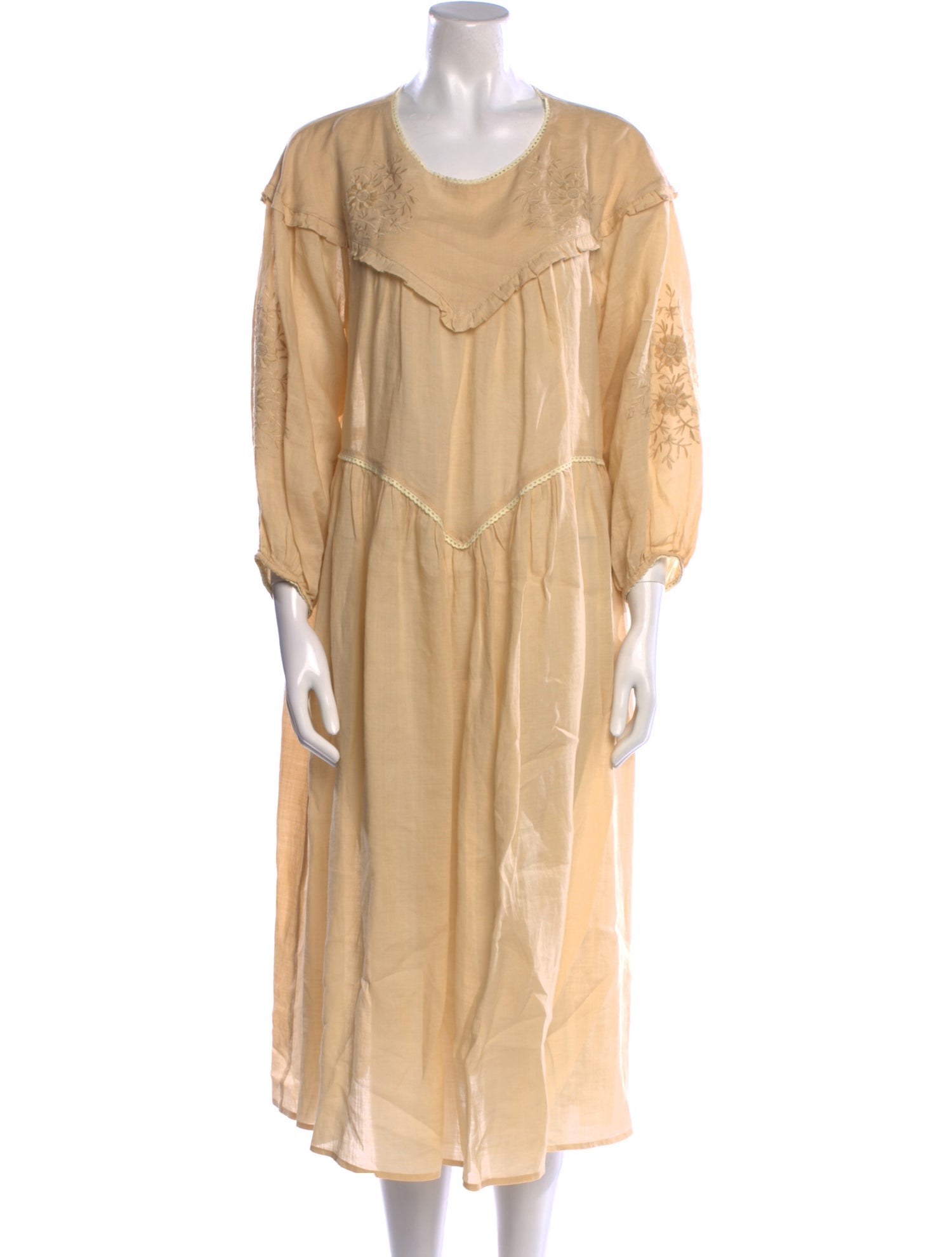 Meadows Linen Midi Length Dress