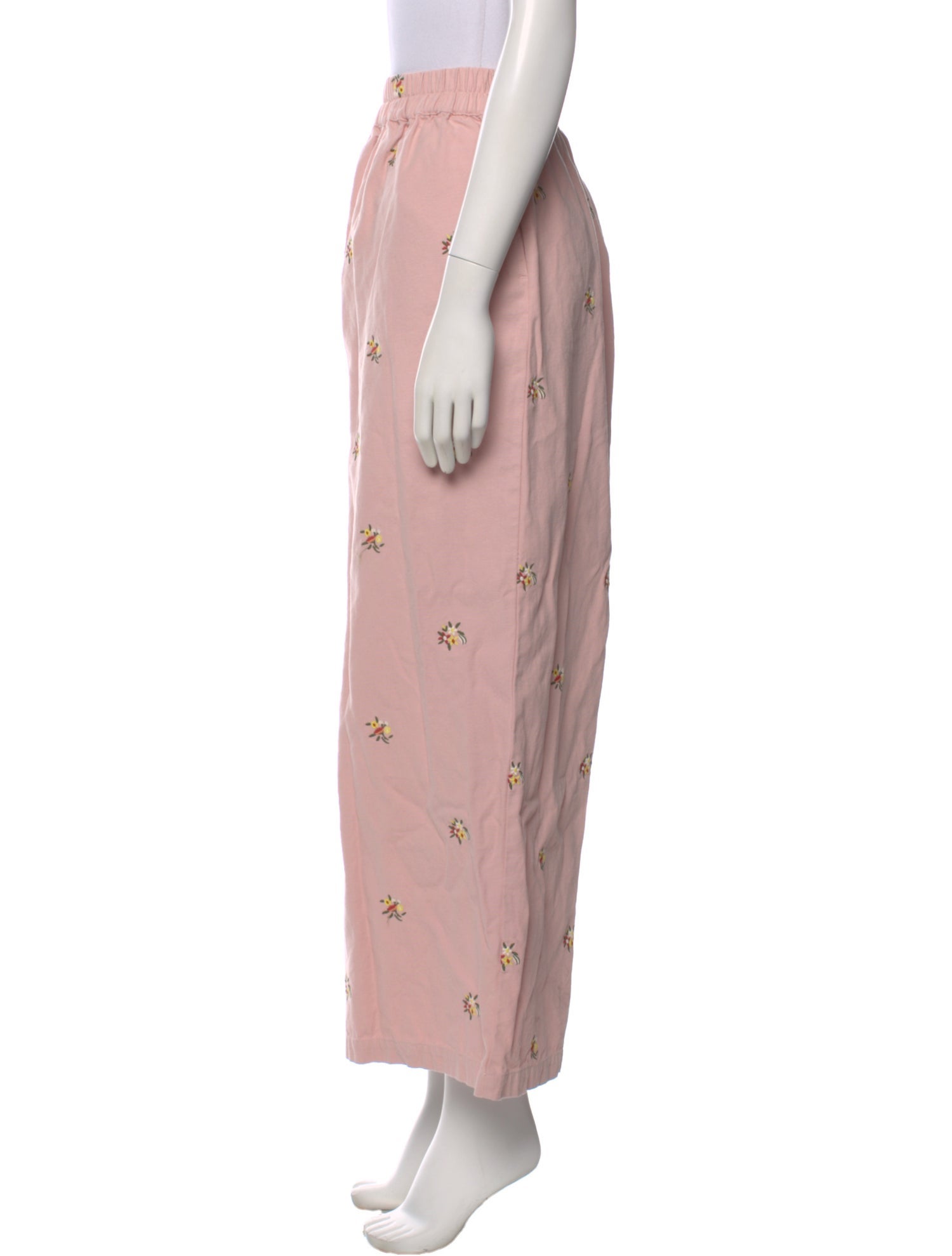 Meadows Floral Print Wide Leg Pants