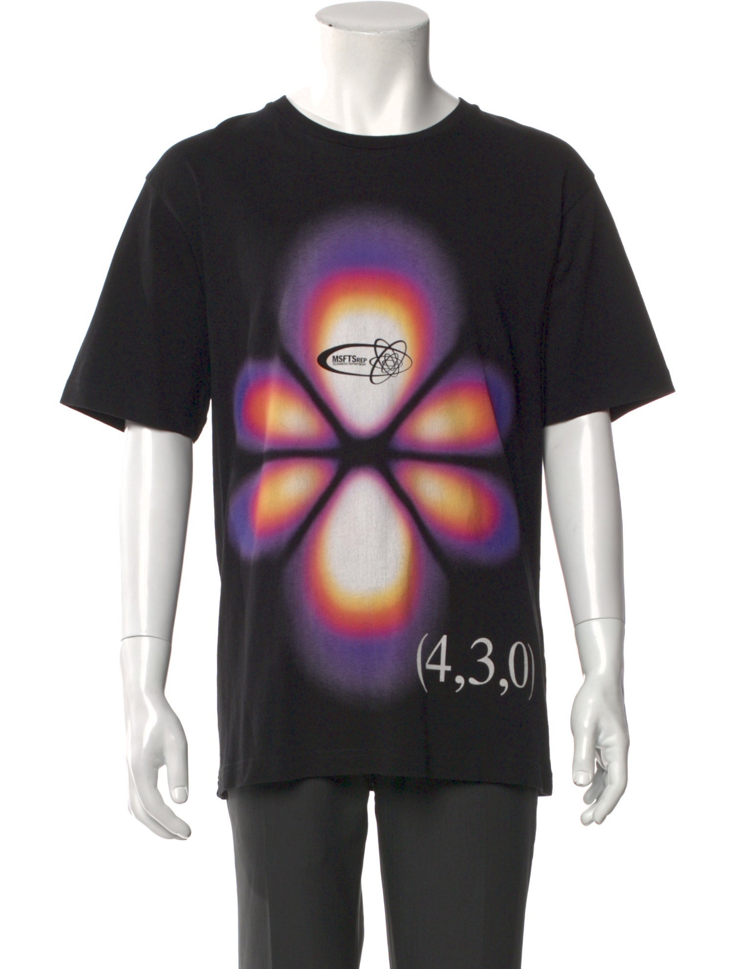 MSFTSrep Graphic Print Crew Neck T-Shirt