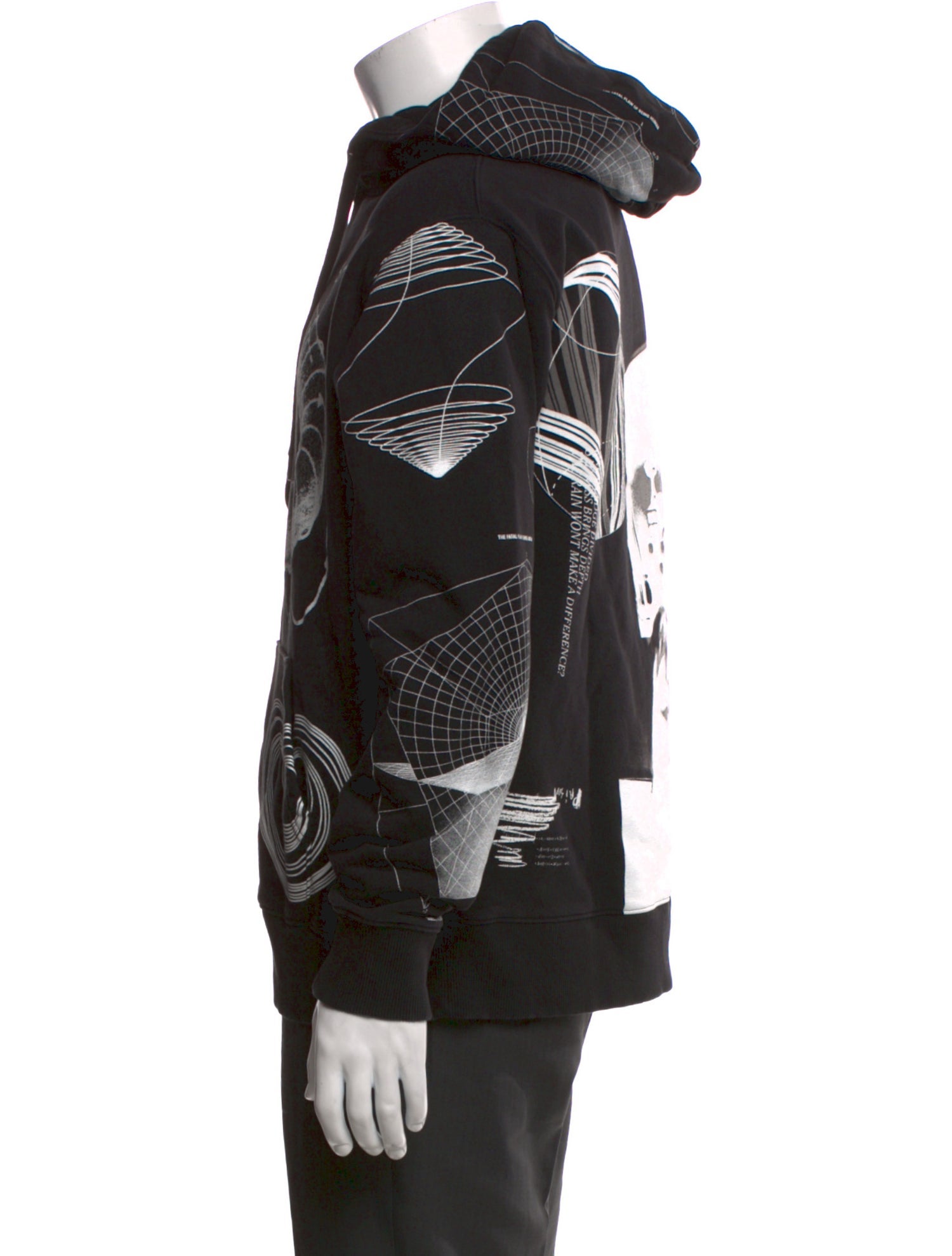 MSFTSrep Graphic Print Crew Neck Hoodie