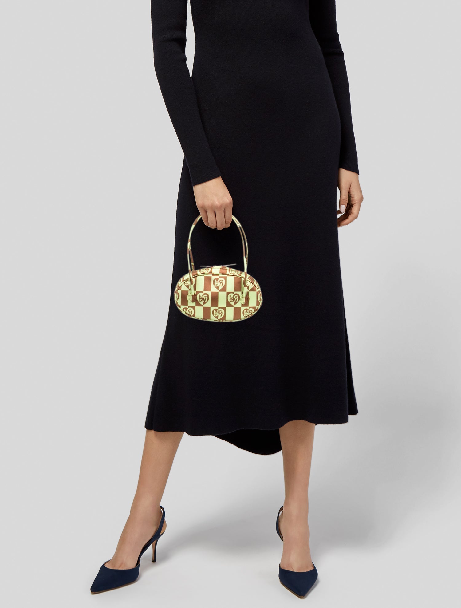 Marge Sherwood Satin Evening Bag