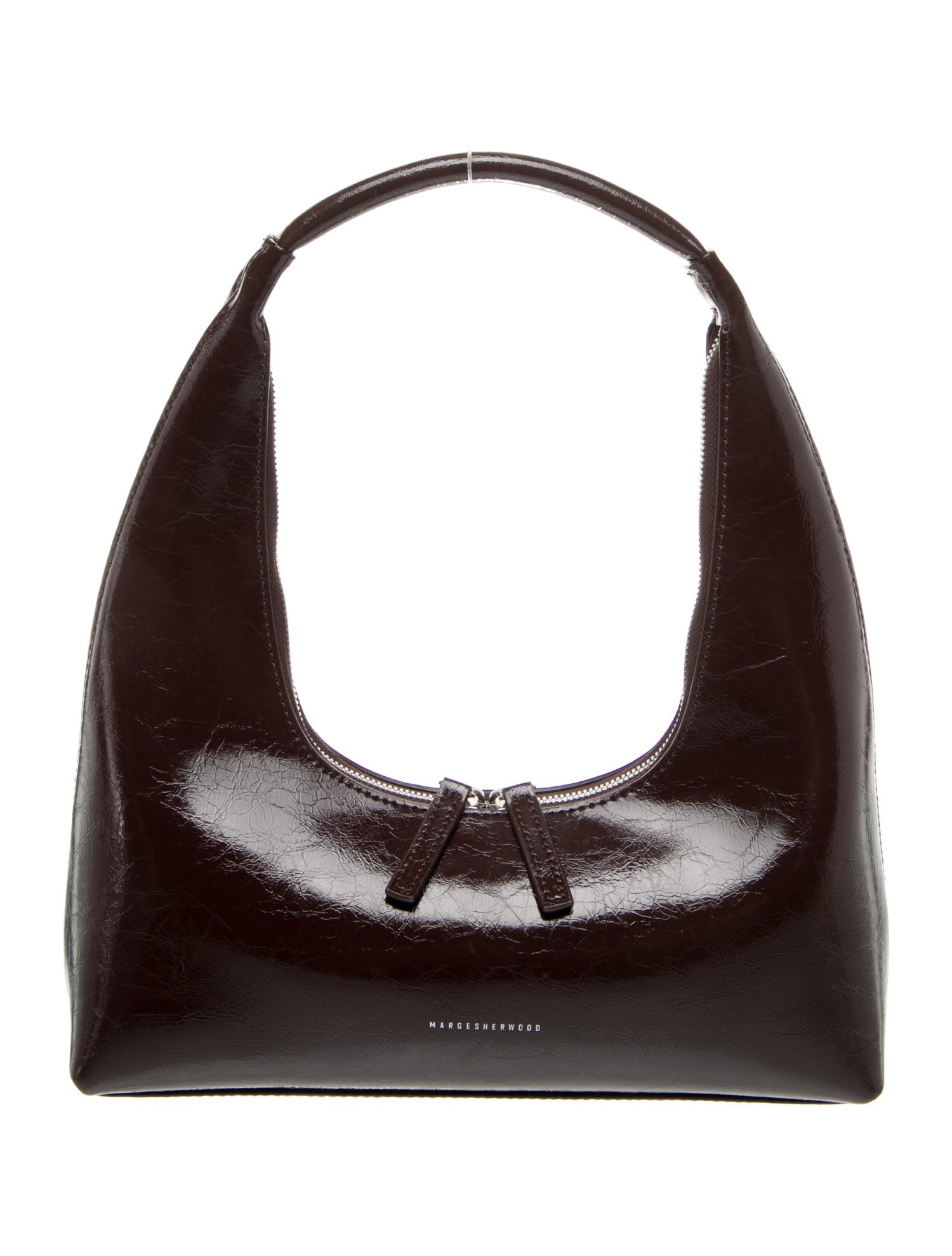 Marge Sherwood Patent Leather Shoulder Bag