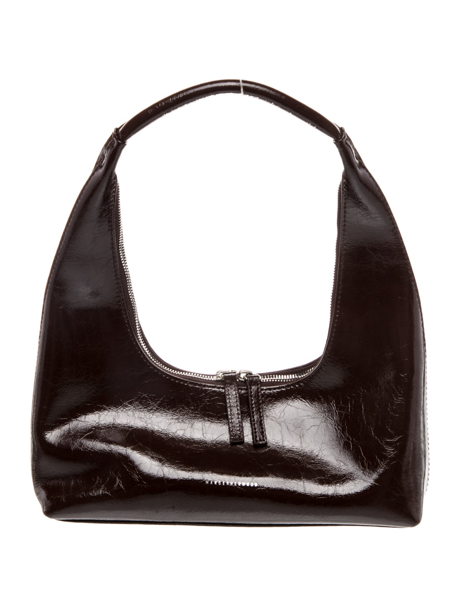 Marge Sherwood Patent Leather Shoulder Bag