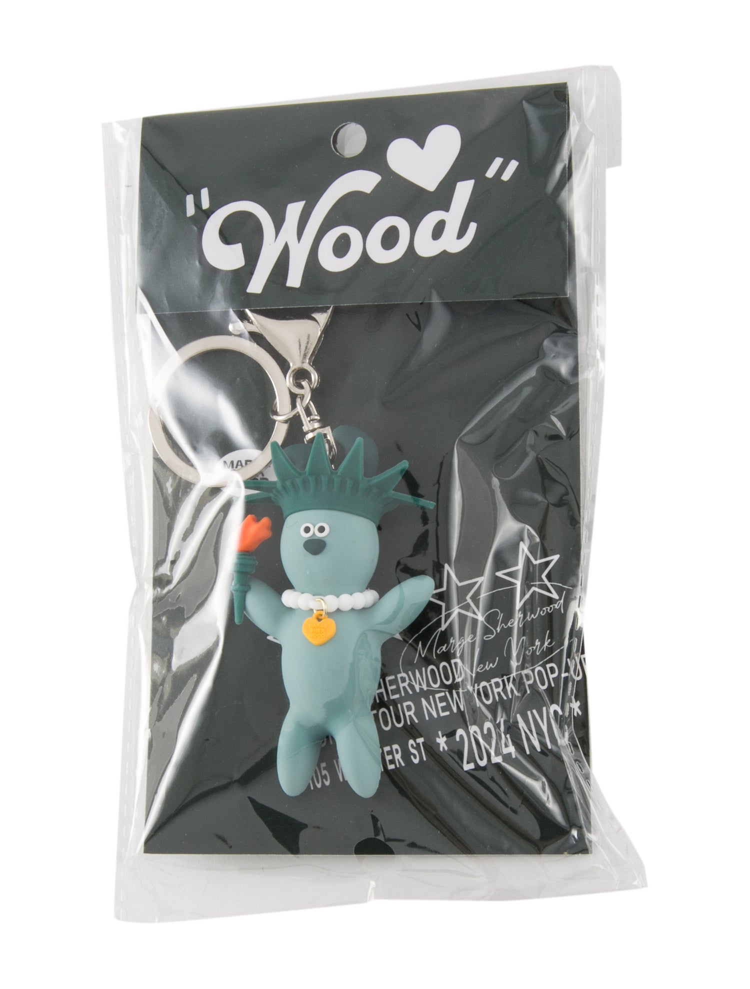 Marge Sherwood Statue Of Liberty KeyChain w/Tags