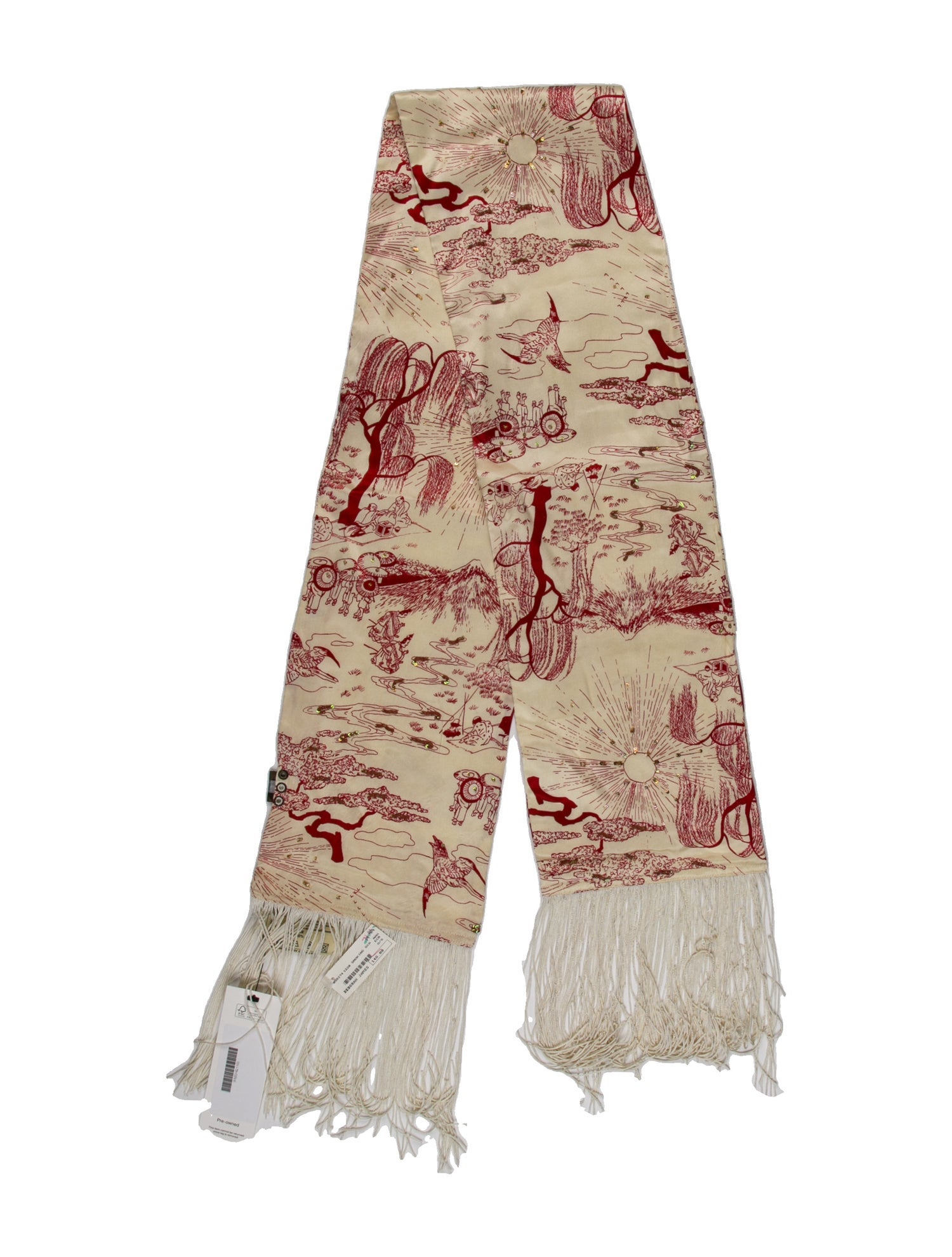 Maharishi Silk Printed Scarf