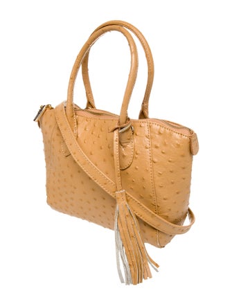 Muska Ostrich Bucket Bag
