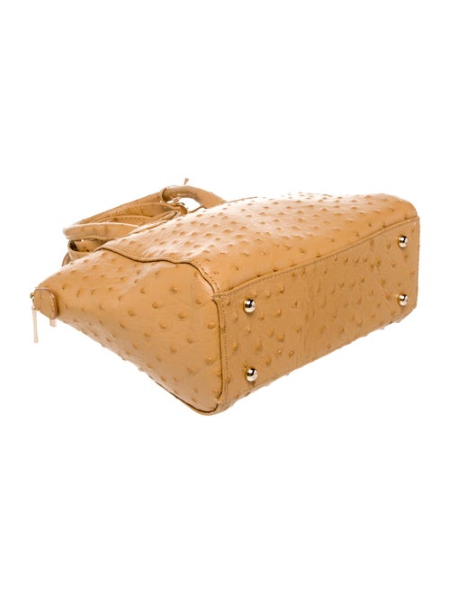 Muska Ostrich Bucket Bag