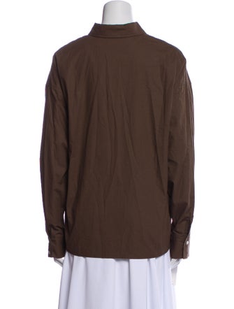 Marcéla London Long Sleeve Button-Up Top