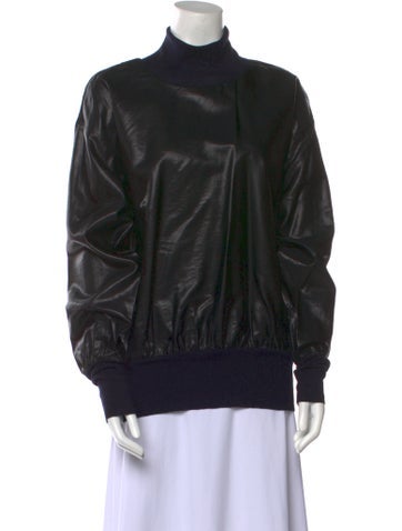 Ms Min Tops Mock Neck Long Sleeve Sweatshirt M