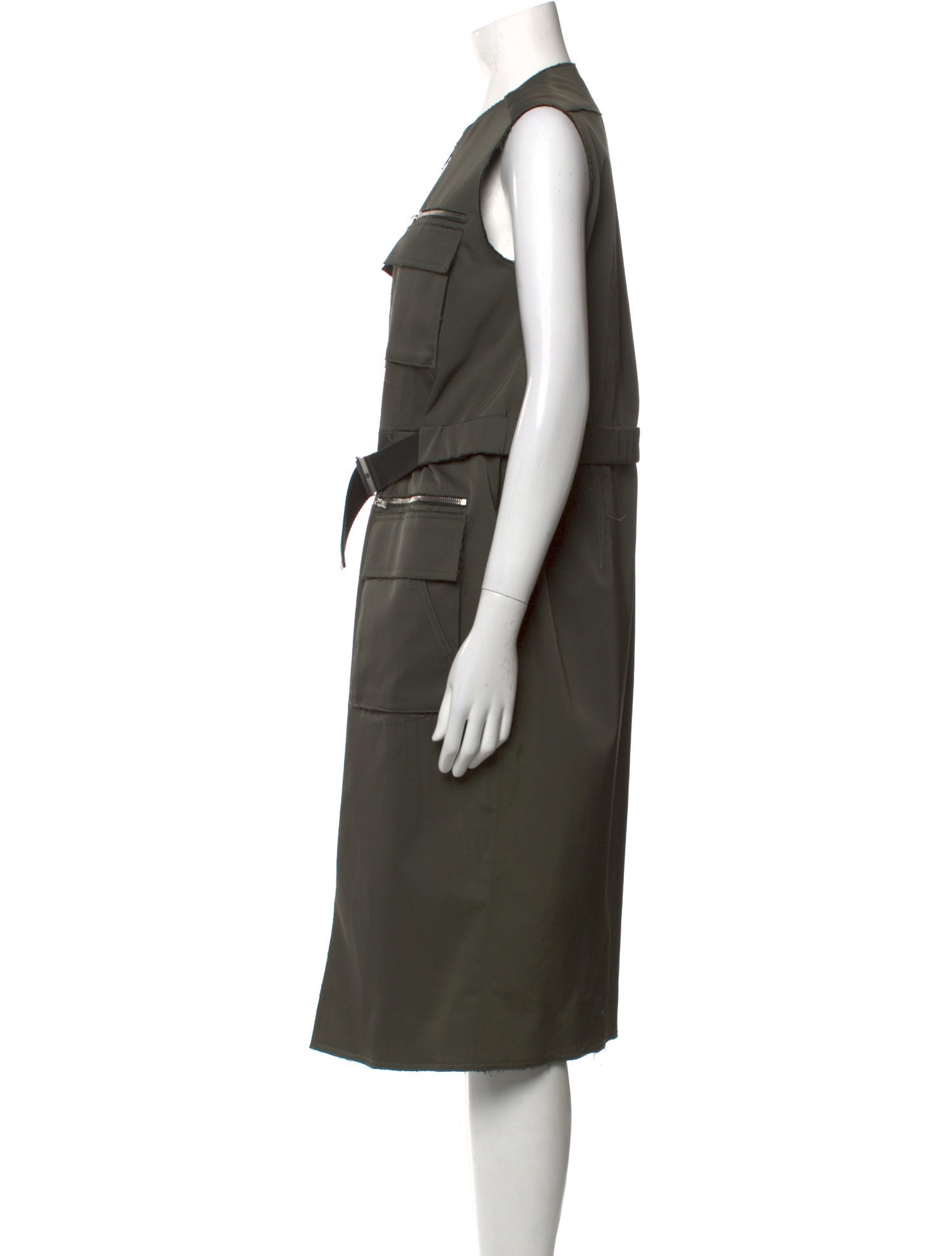 Ms Min Crew Neck Midi Length Dress