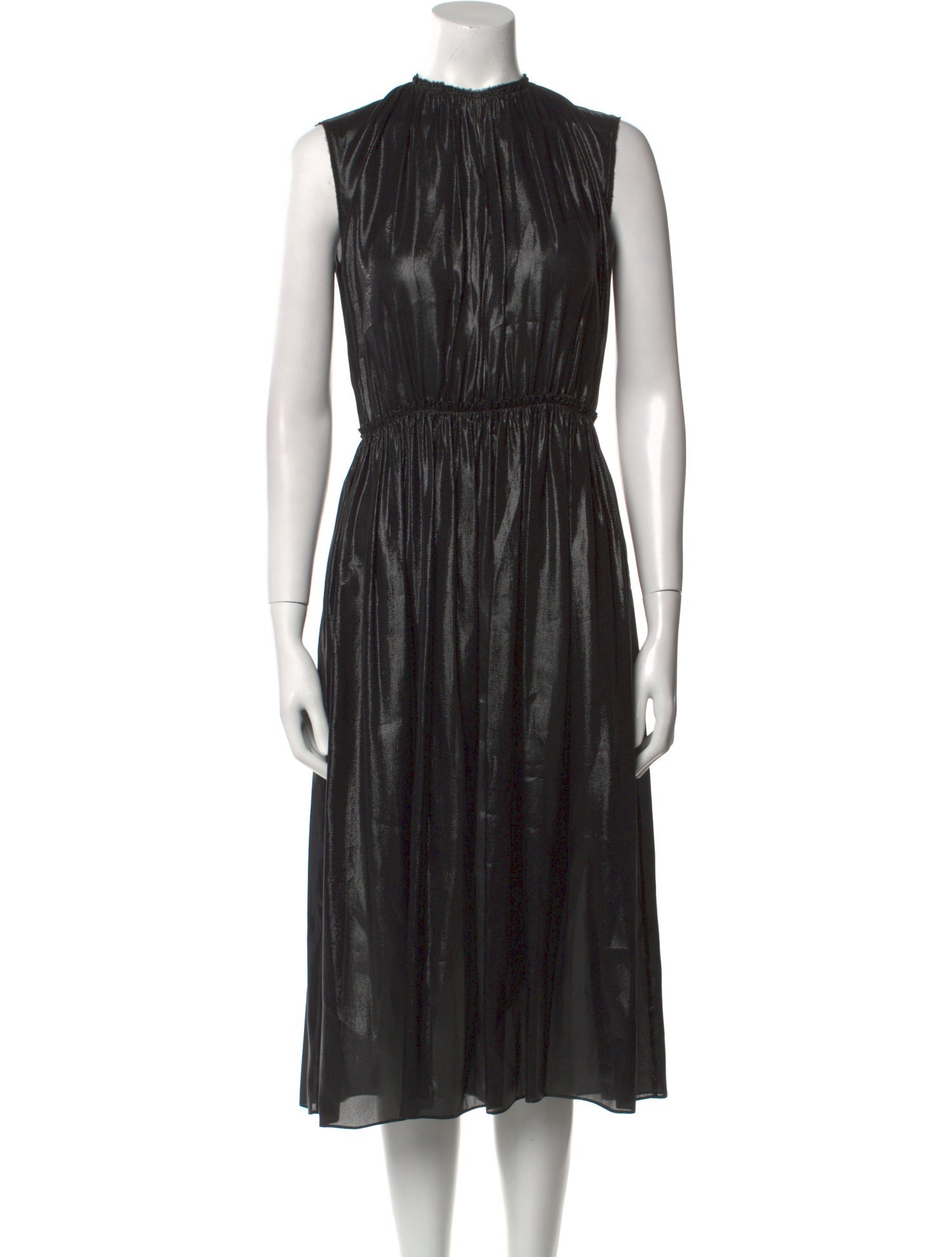 Ms Min Crew Neck Long Dress