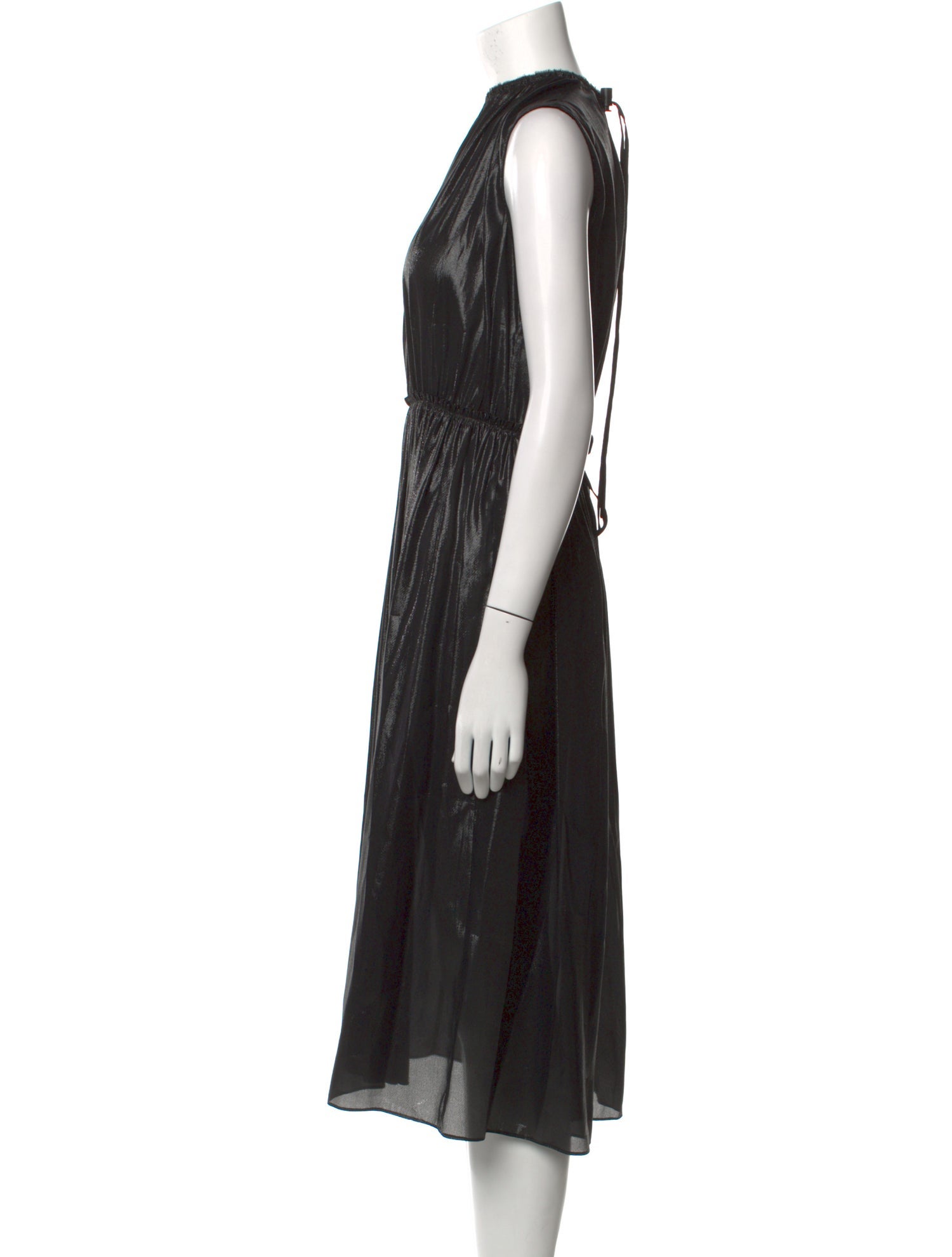 Ms Min Crew Neck Long Dress