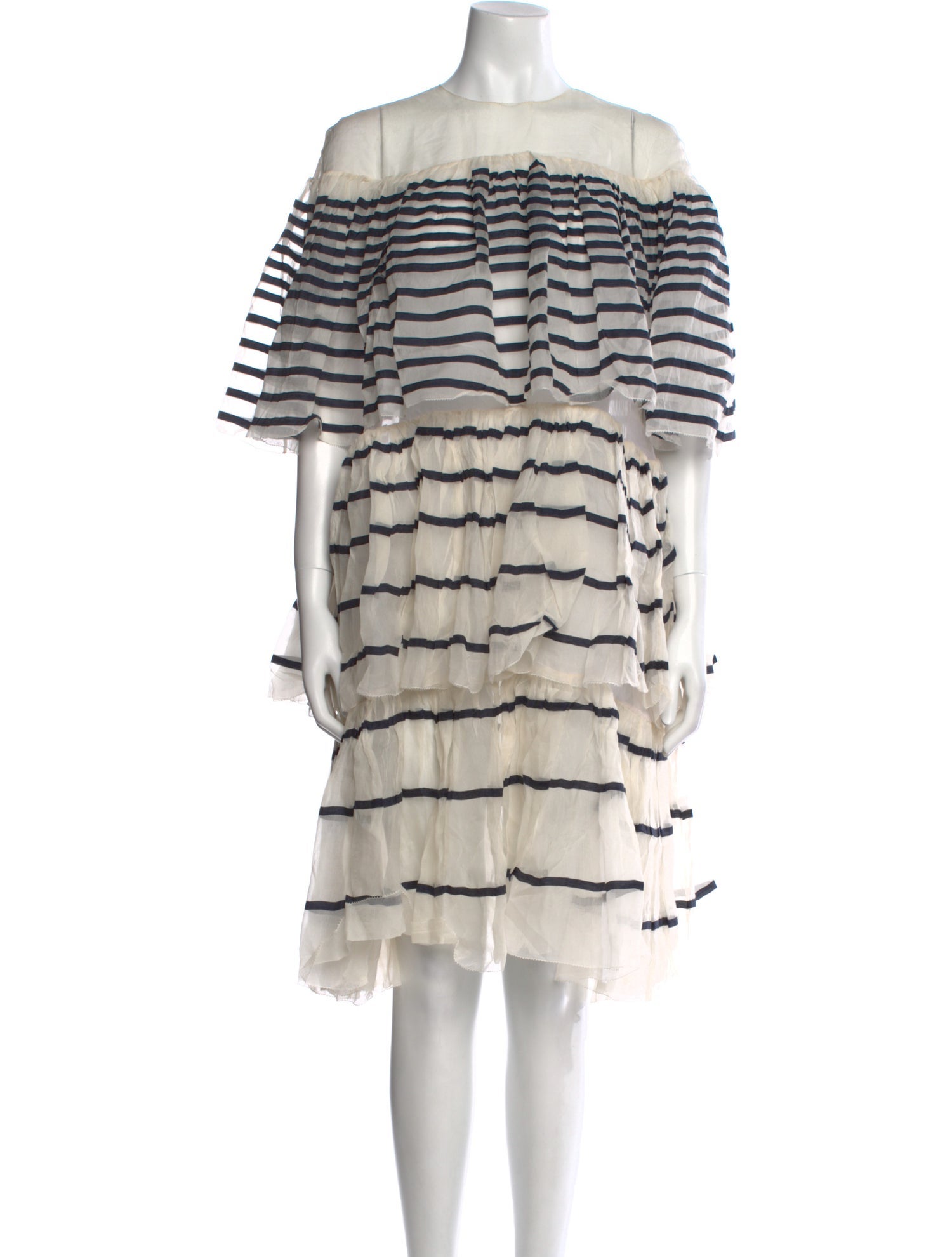 Ms Min Silk Knee-Length Dress