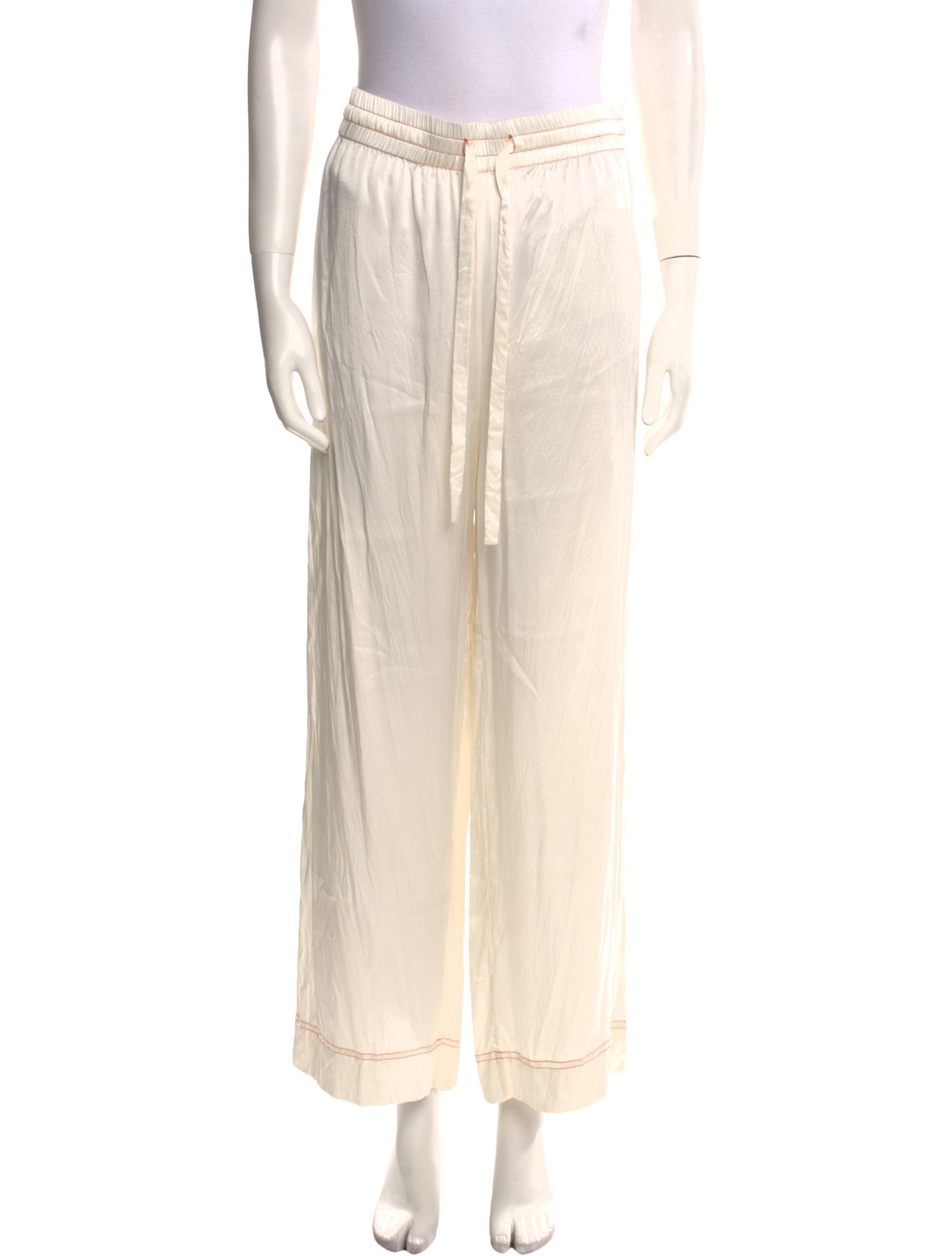Maison Essentiele Silk Wide Leg Pants
