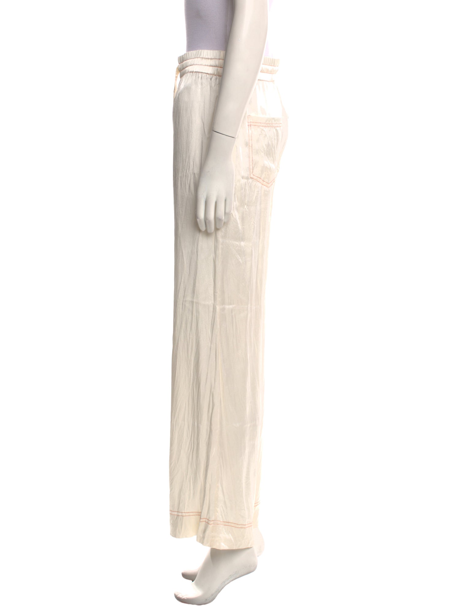 Maison Essentiele Silk Wide Leg Pants