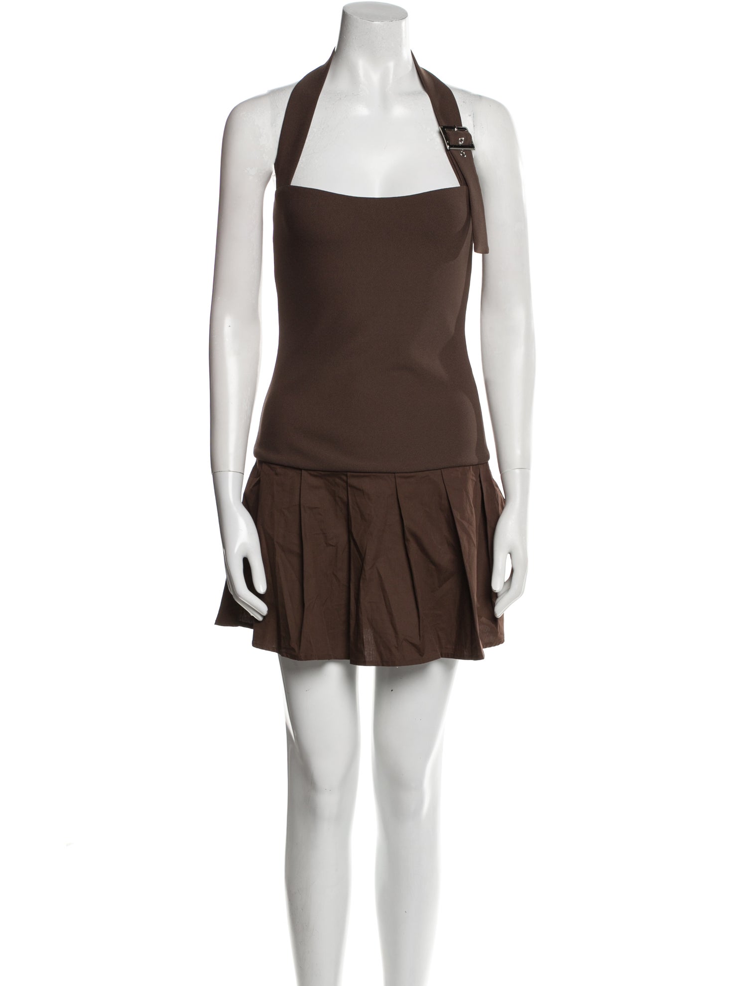 Maison Essentiele Halterneck Mini Dress