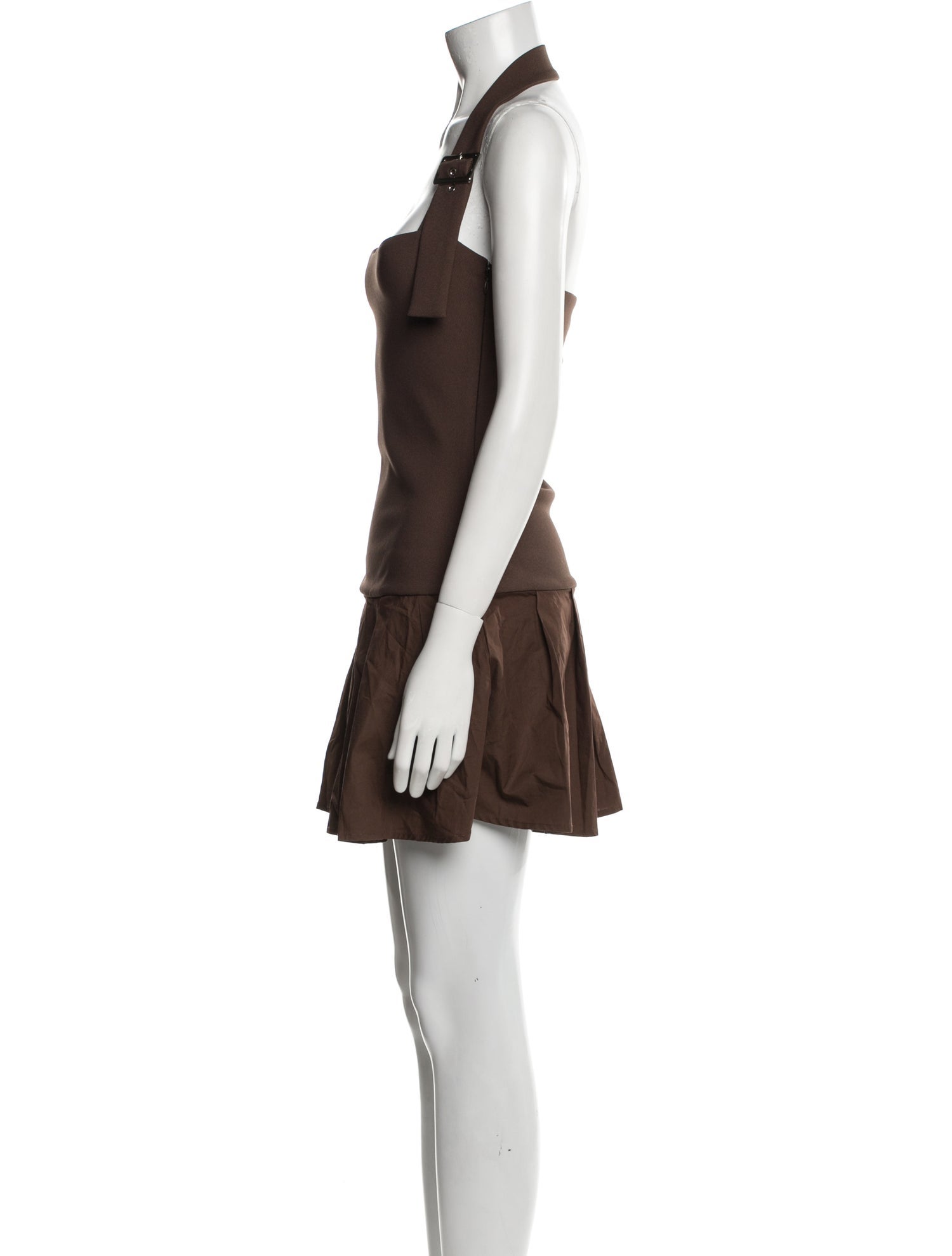 Maison Essentiele Halterneck Mini Dress