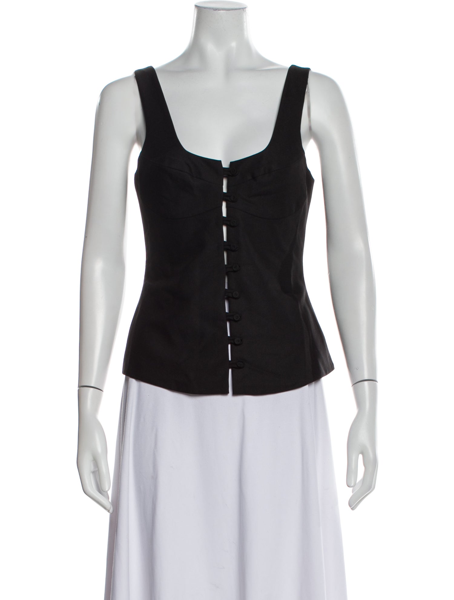 Maison Essentiele Square Neckline Sleeveless Top w/ Tags