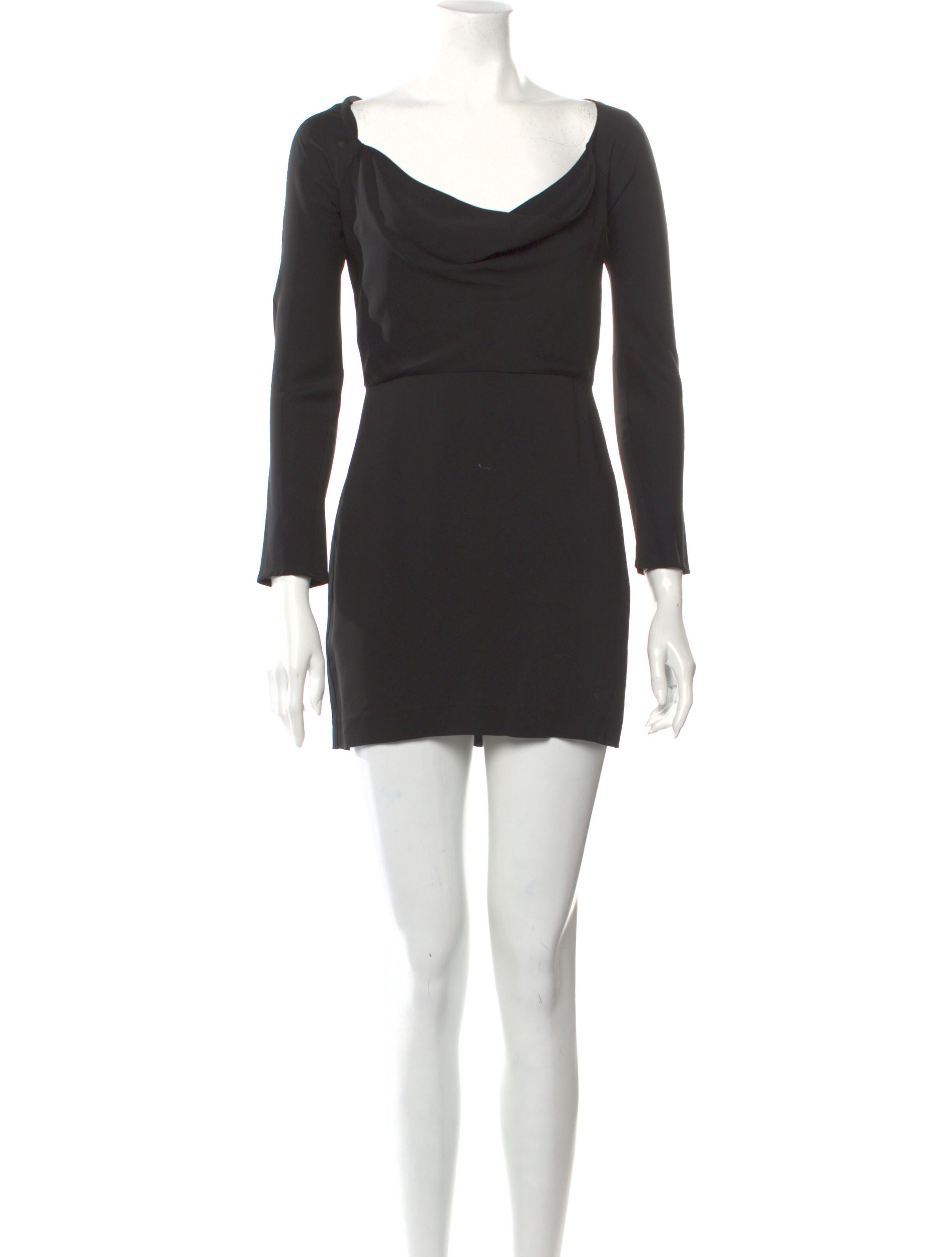 Michelle Mason Cowl Neck Mini Dress