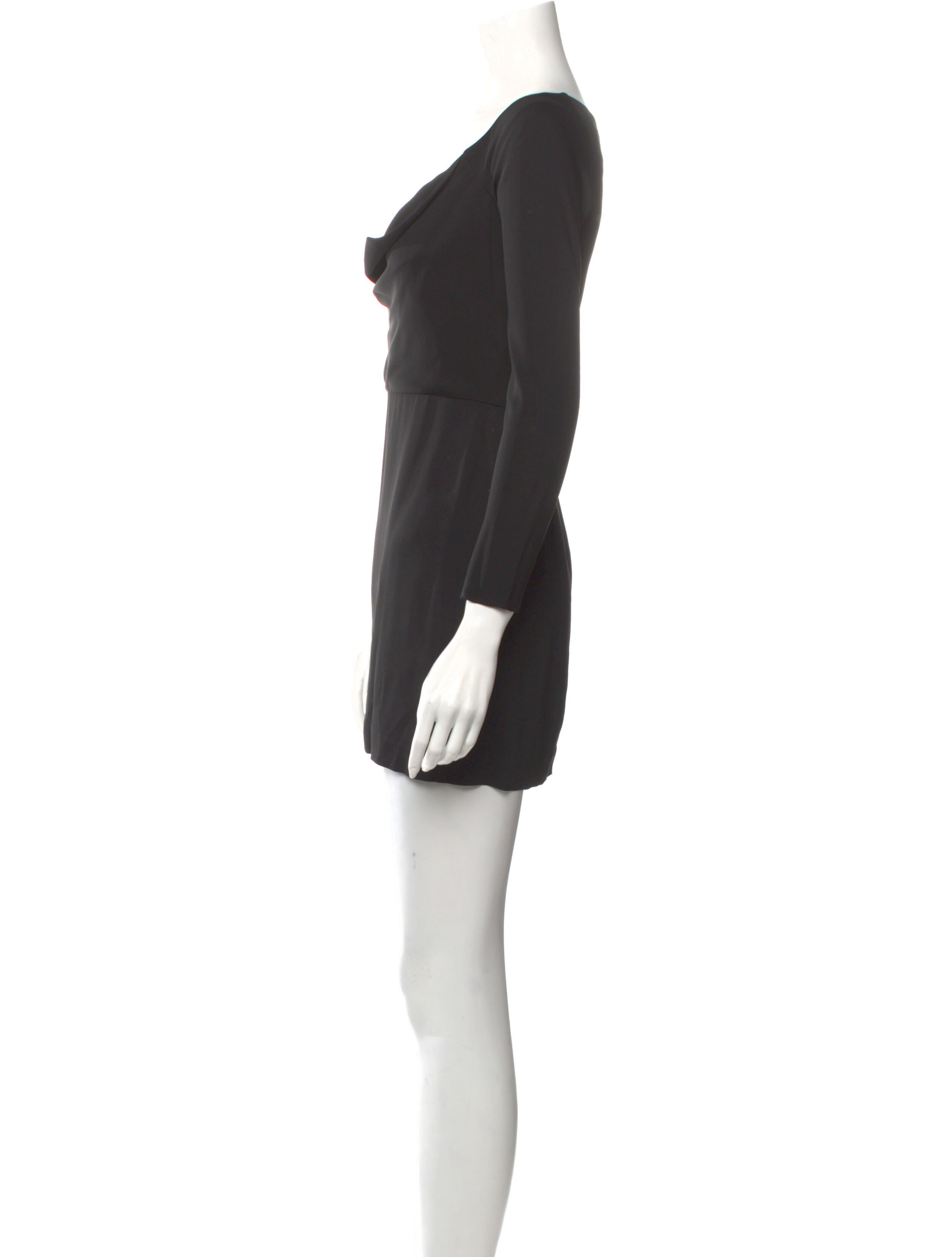 Michelle Mason Cowl Neck Mini Dress
