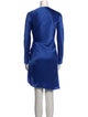 Michelle Mason Silk Knee-Length Dress