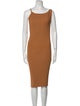 Michelle Mason Asymmetrical Midi Length Dress