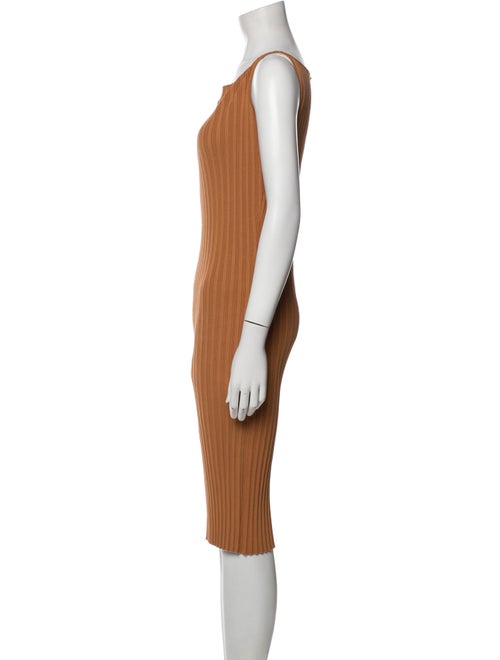 Michelle Mason Asymmetrical Midi Length Dress