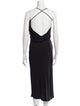 Michelle Mason Cowl Neck Long Dress