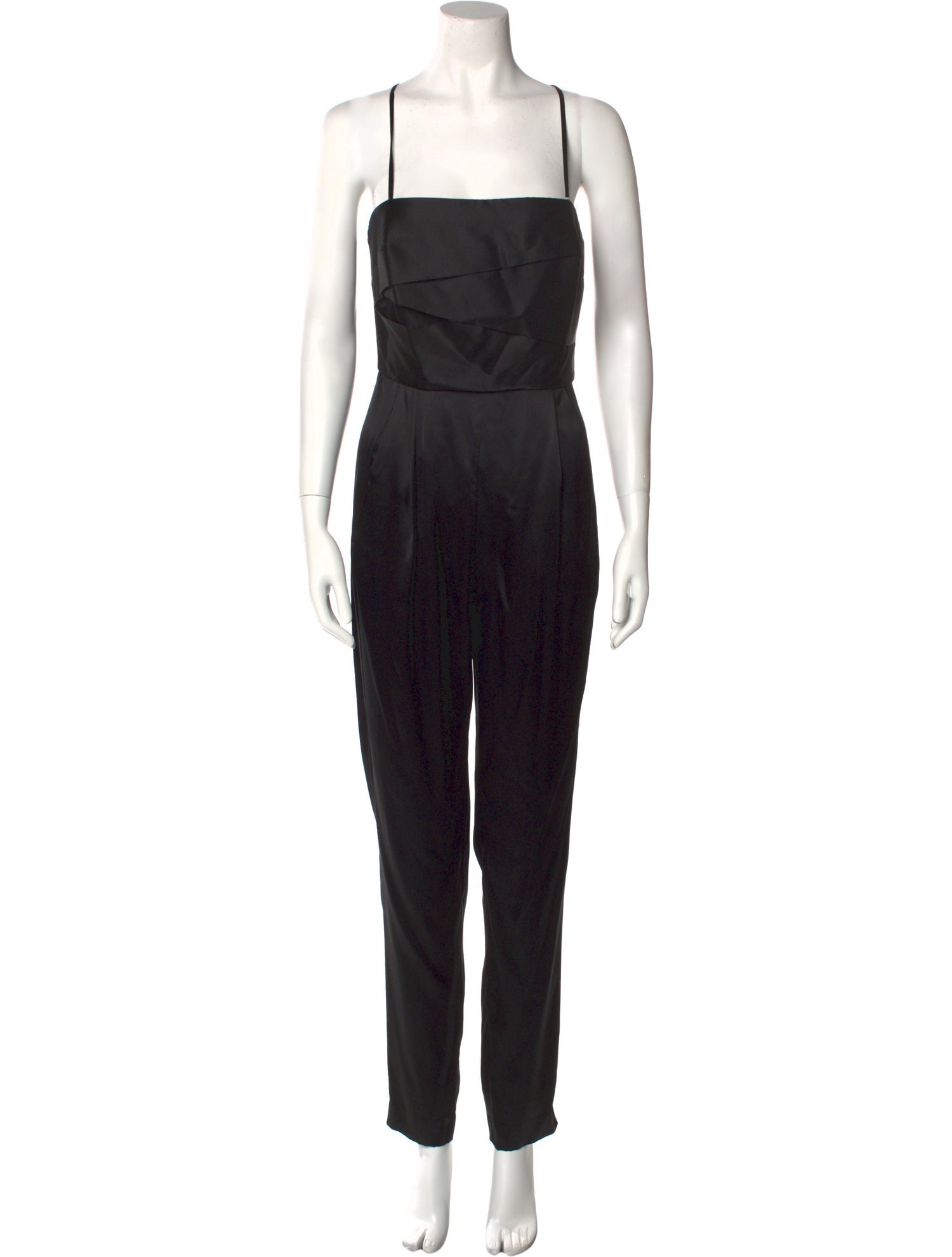Michelle Mason Silk Square Neckline Jumpsuit