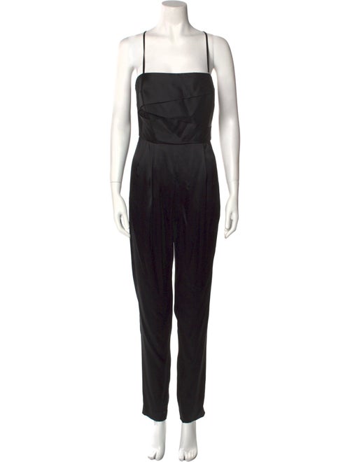 Michelle Mason Silk Square Neckline Jumpsuit