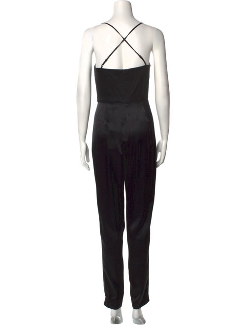 Michelle Mason Silk Square Neckline Jumpsuit