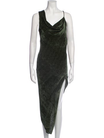 Michelle Mason Dresses Printed Long Dress US 2 | XS