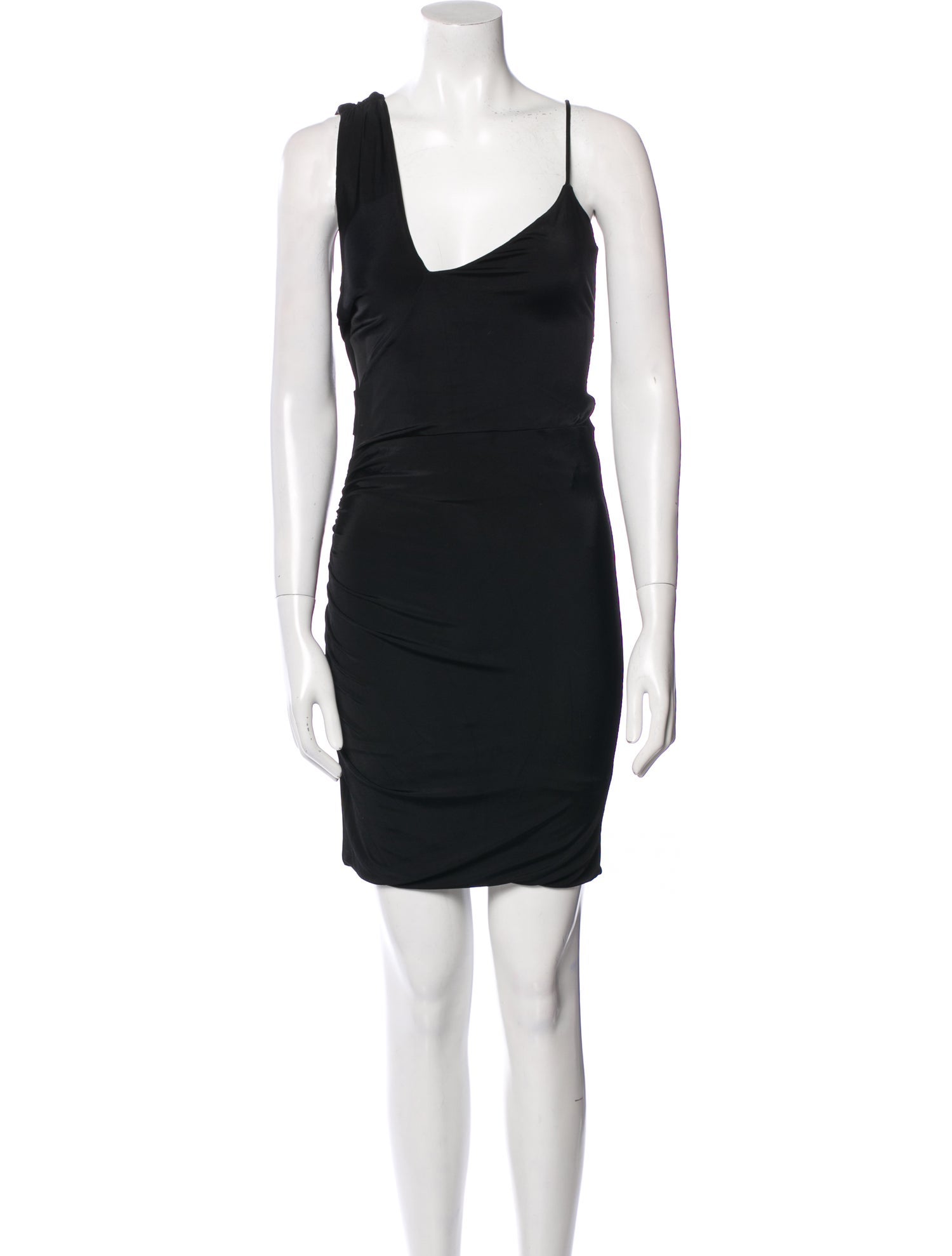 Michelle Mason V-Neck Knee-Length Dress