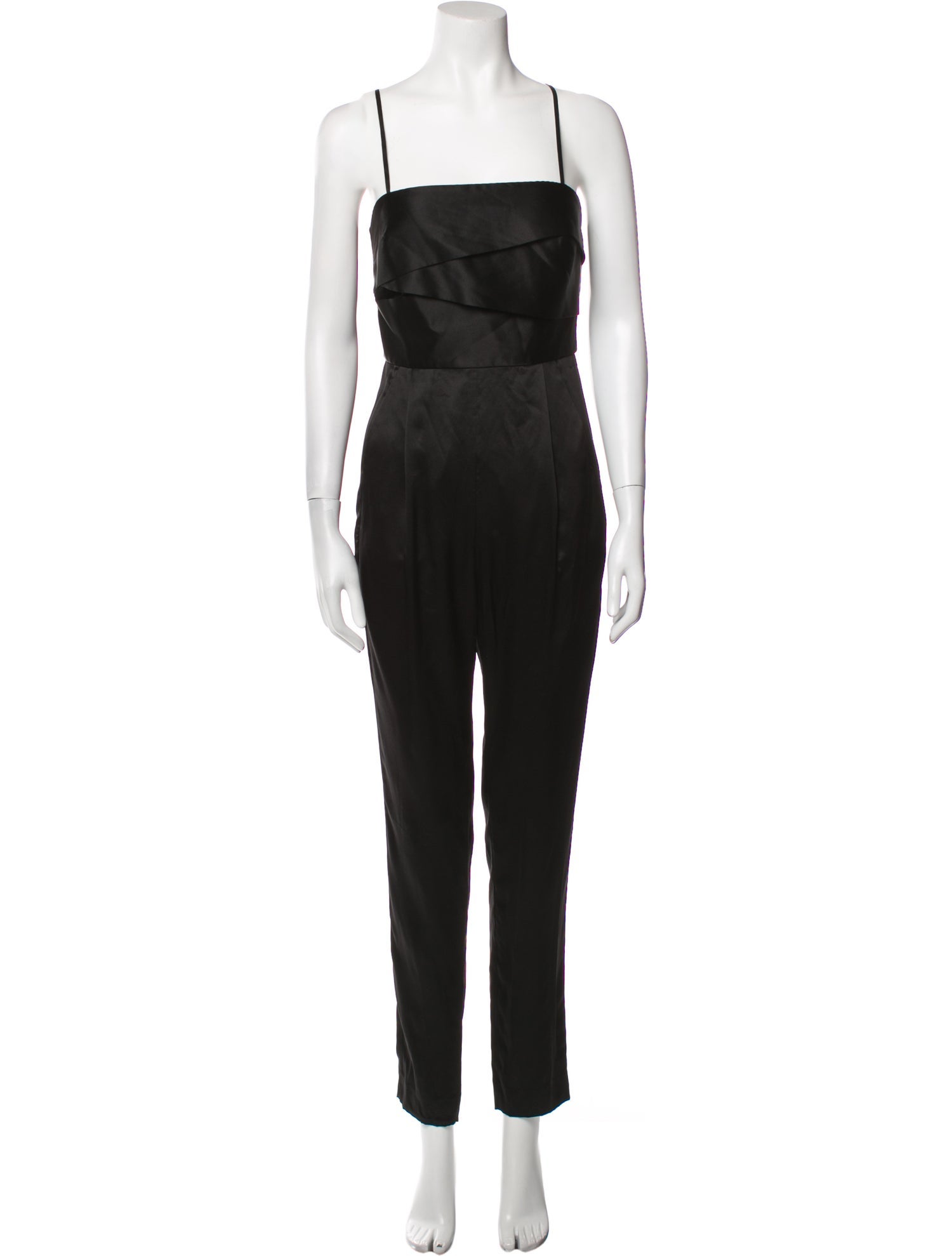Michelle Mason Silk Square Neckline Jumpsuit