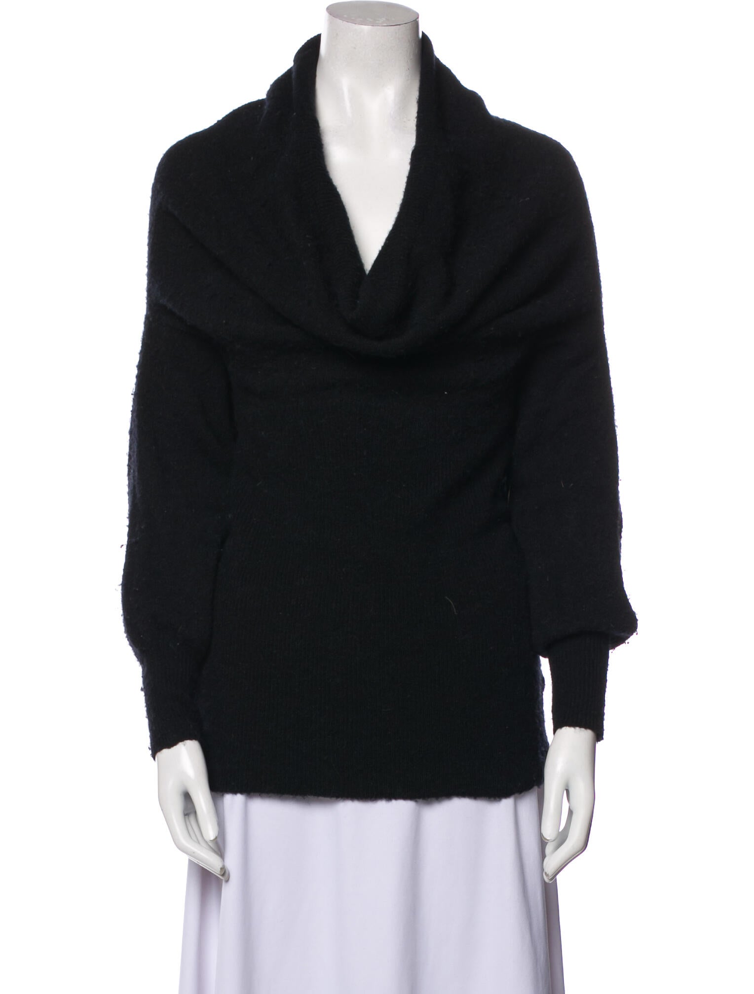 Michelle Mason Nylon Cowl Neck Sweater