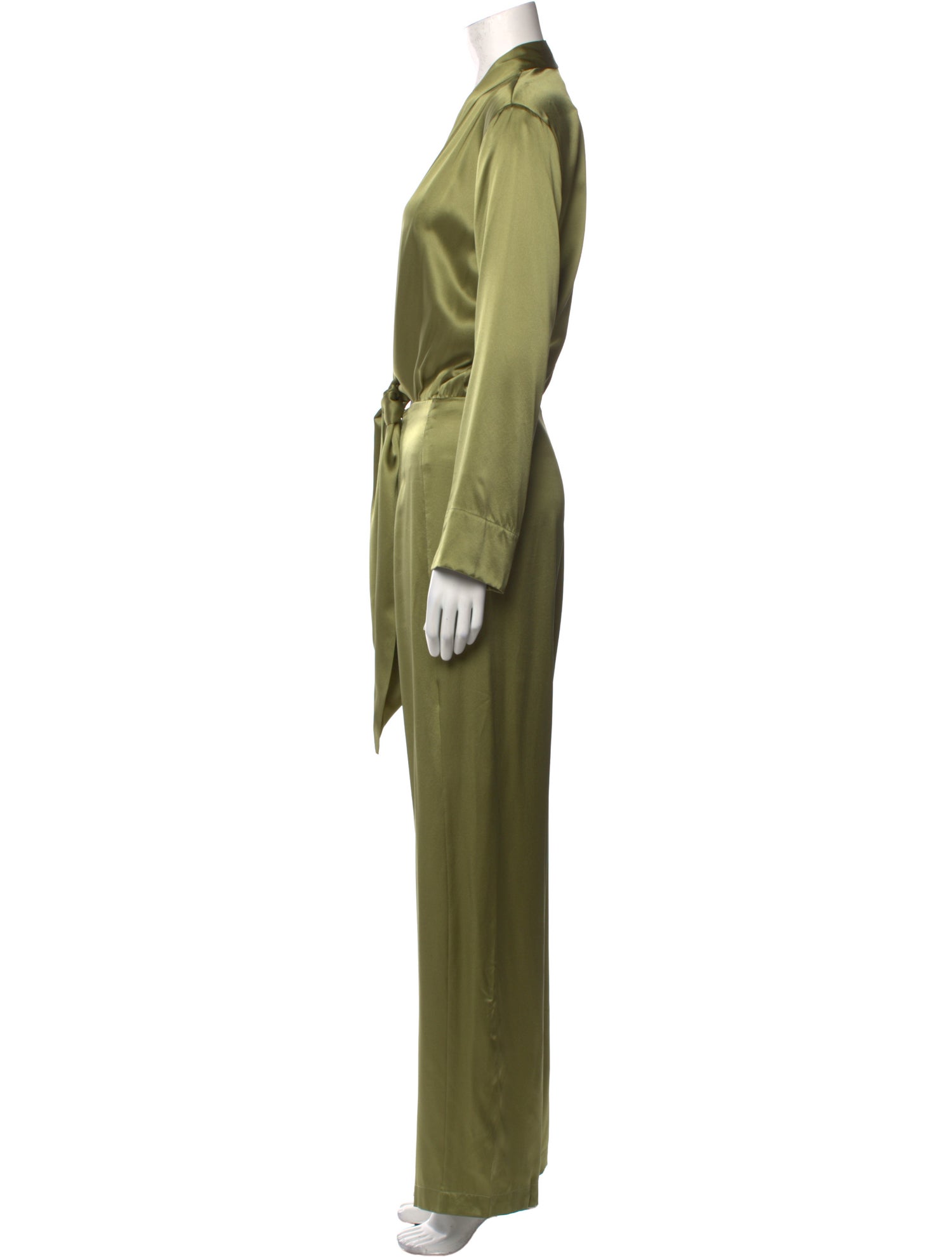 Michelle Mason Plunge Neckline Jumpsuit