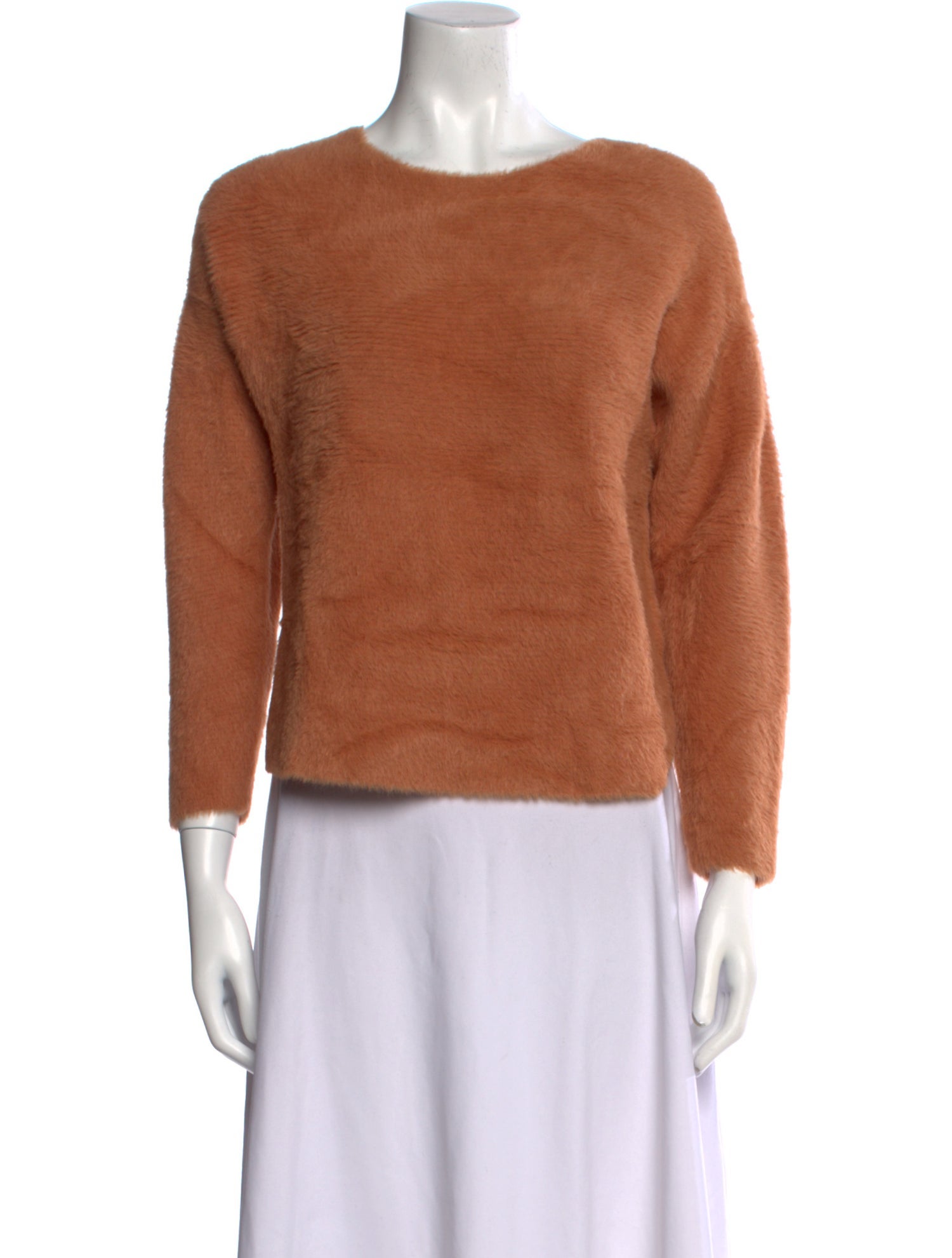 Michelle Mason Nylon Scoop Neck Sweater