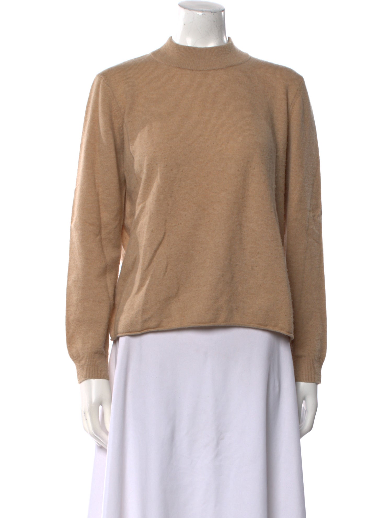Michelle Mason Merino Wool Mock Neck Sweater