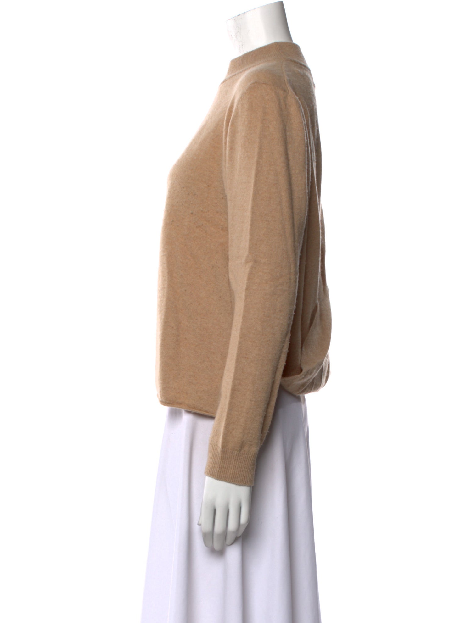 Michelle Mason Merino Wool Mock Neck Sweater