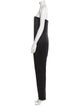 Michelle Mason Silk Strapless Jumpsuit