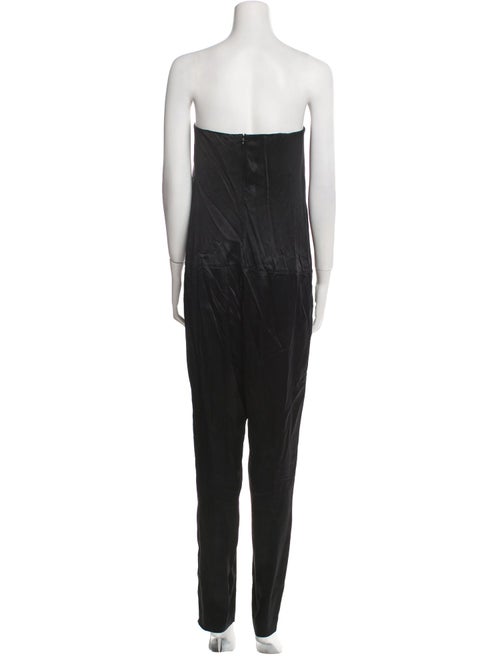 Michelle Mason Silk Strapless Jumpsuit