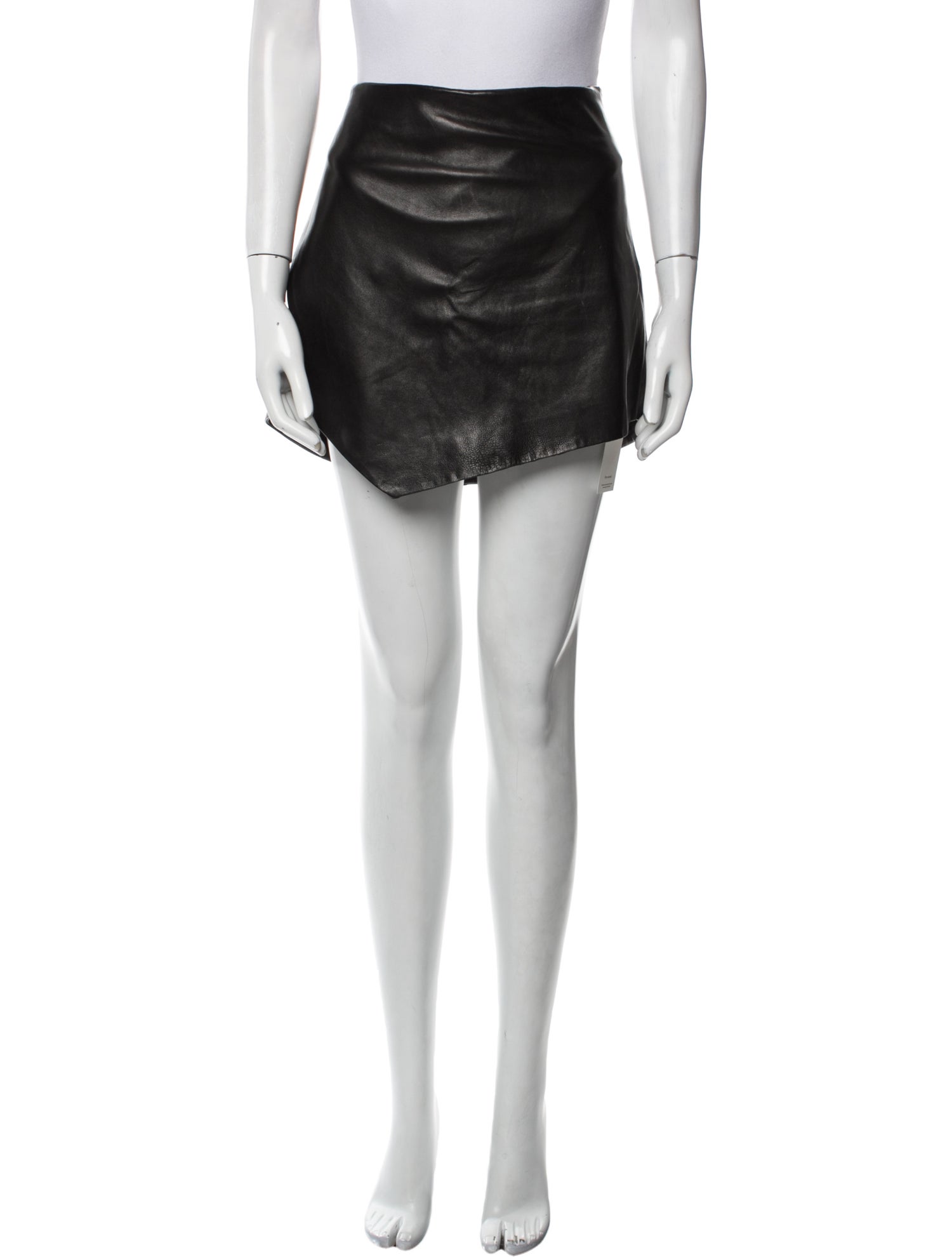Michelle Mason Lambskin Mini Skirt