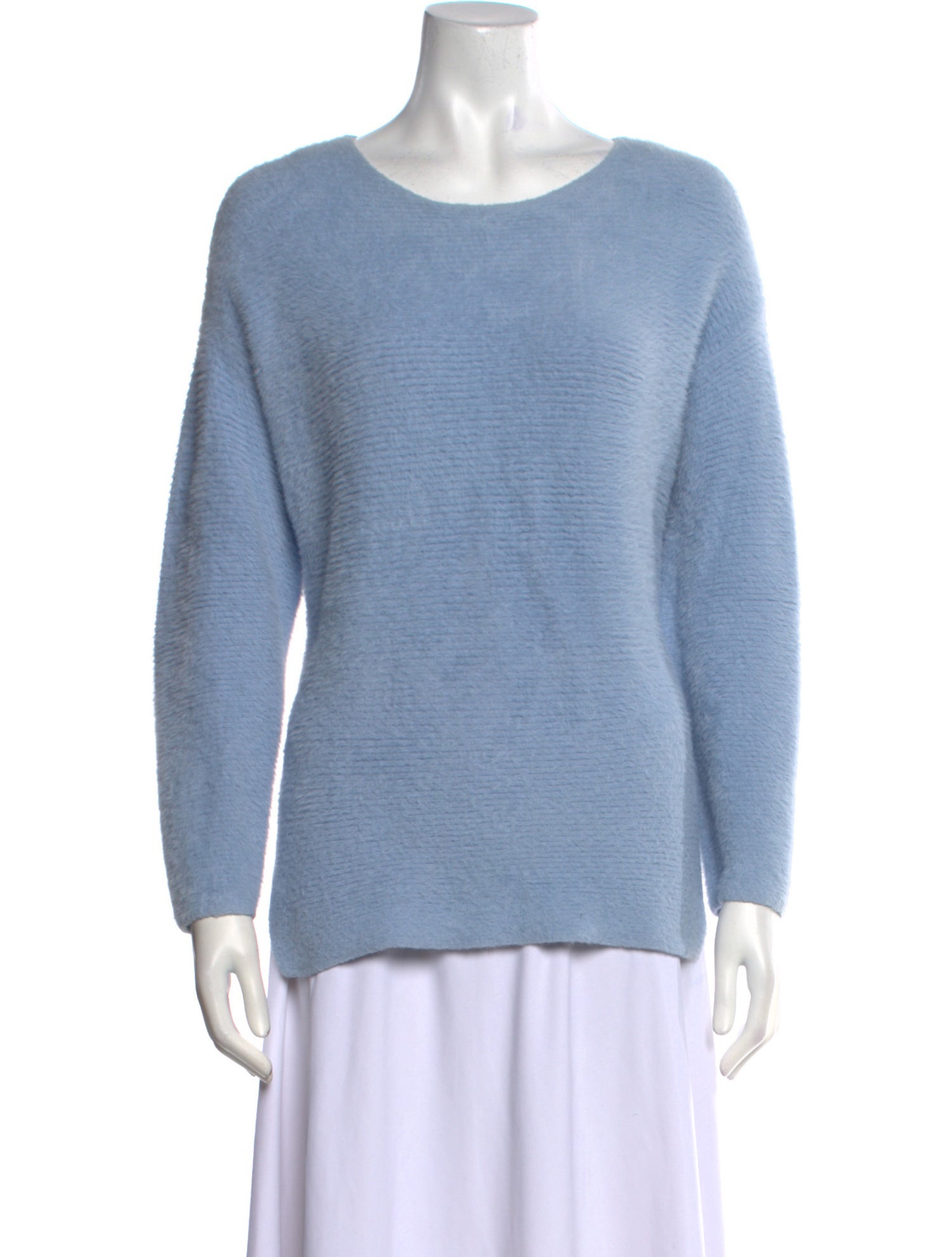 Michelle Mason Nylon Scoop Neck Sweater
