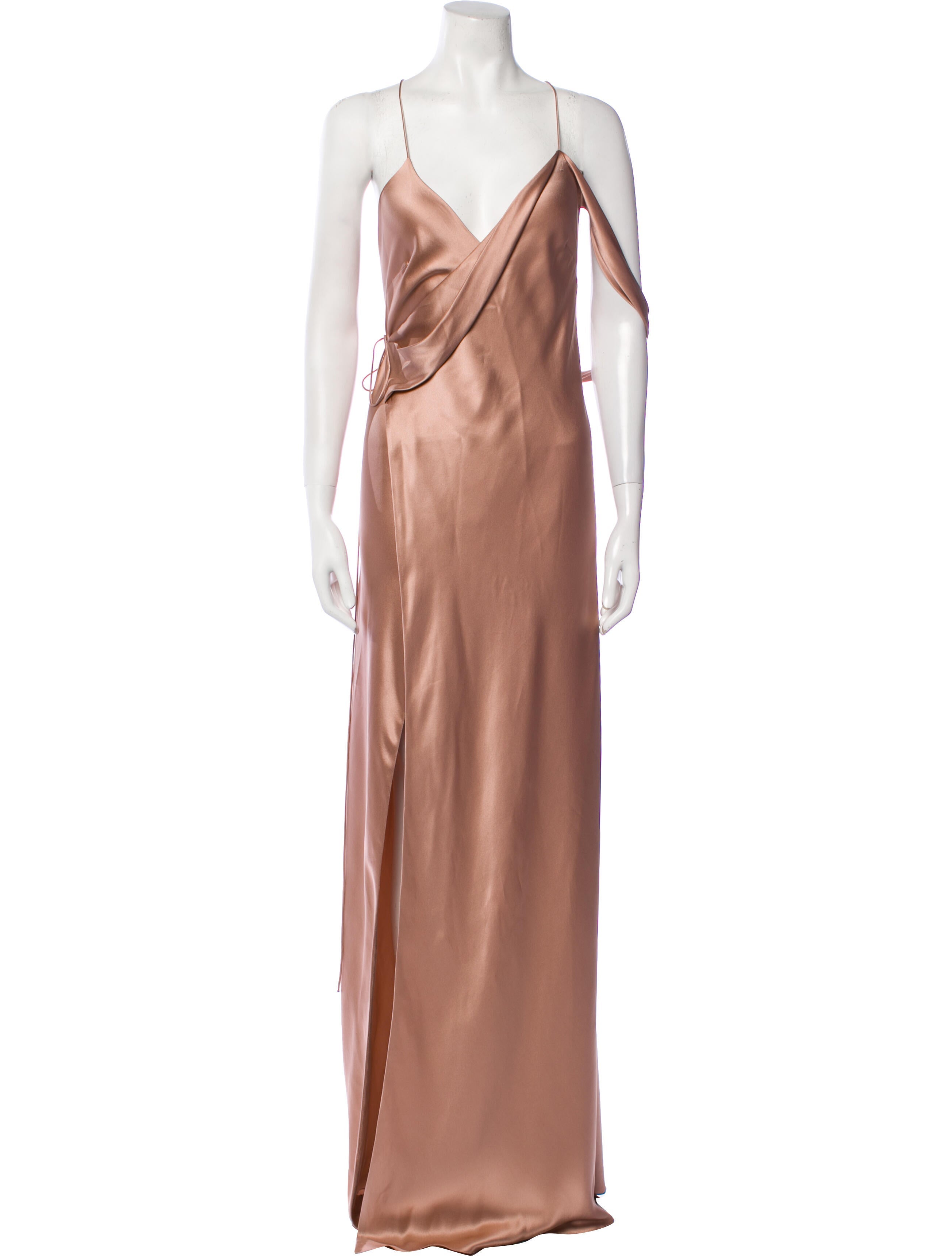Michelle Mason Silk Long Dress