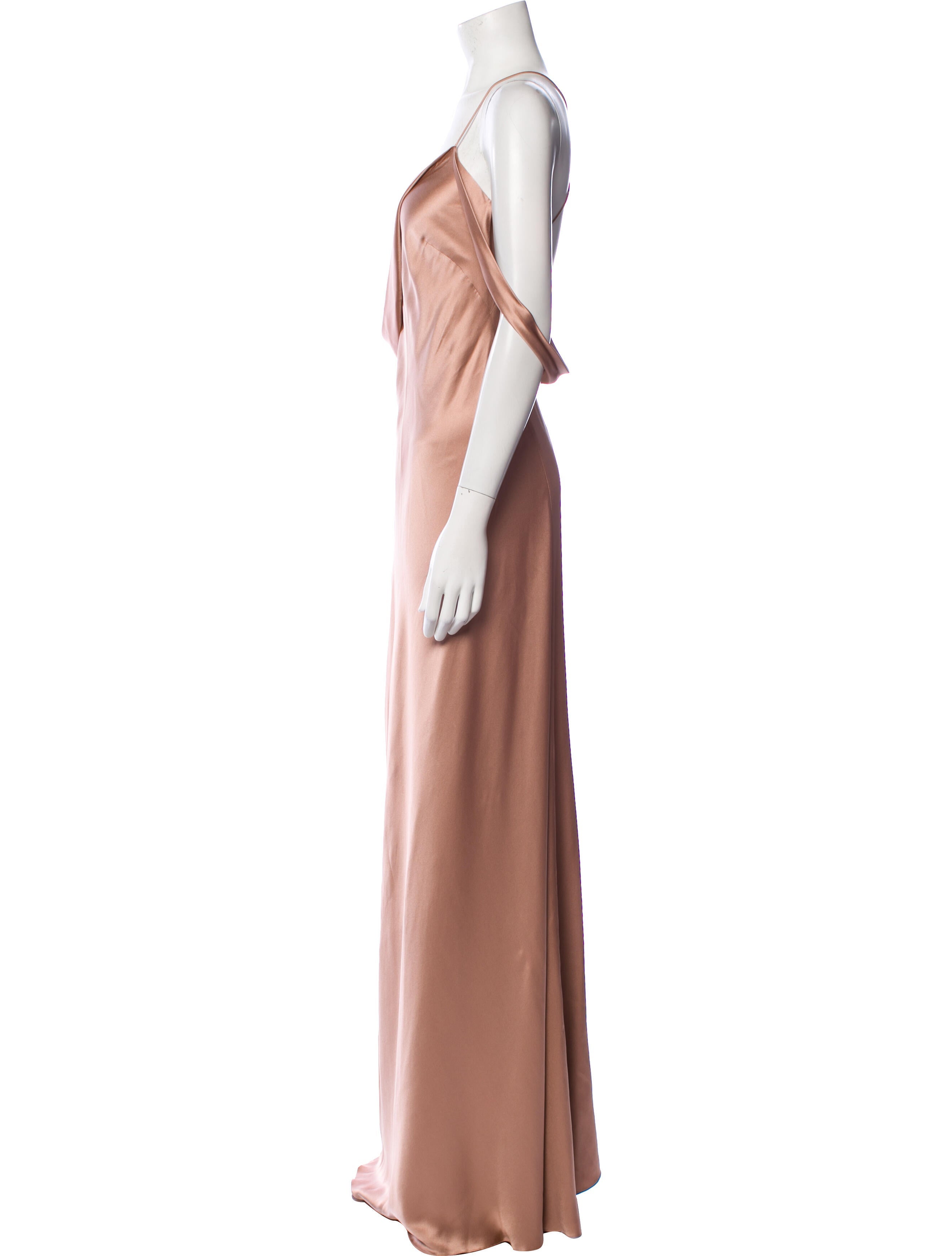 Michelle Mason Silk Long Dress