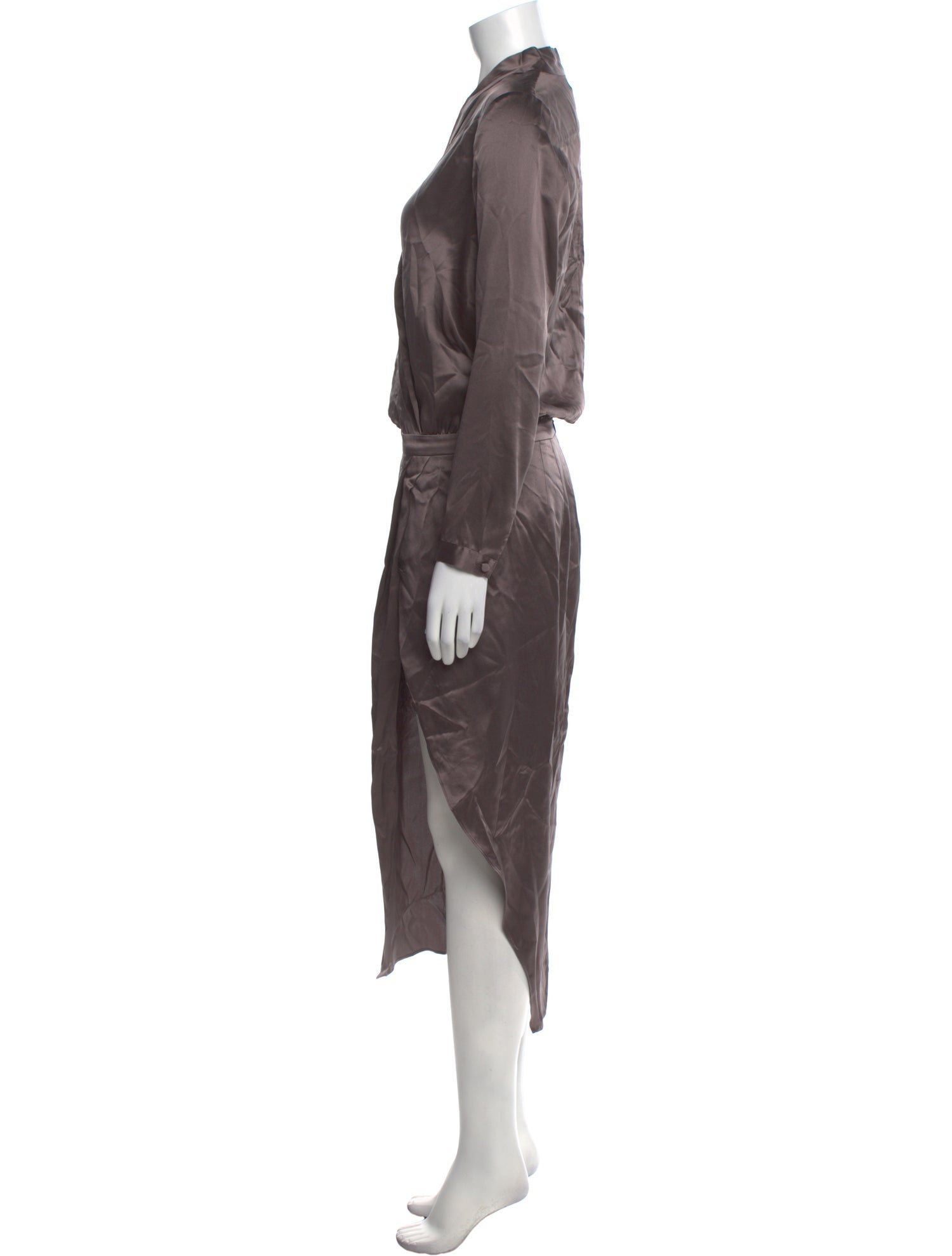 Michelle Mason Silk Long Dress